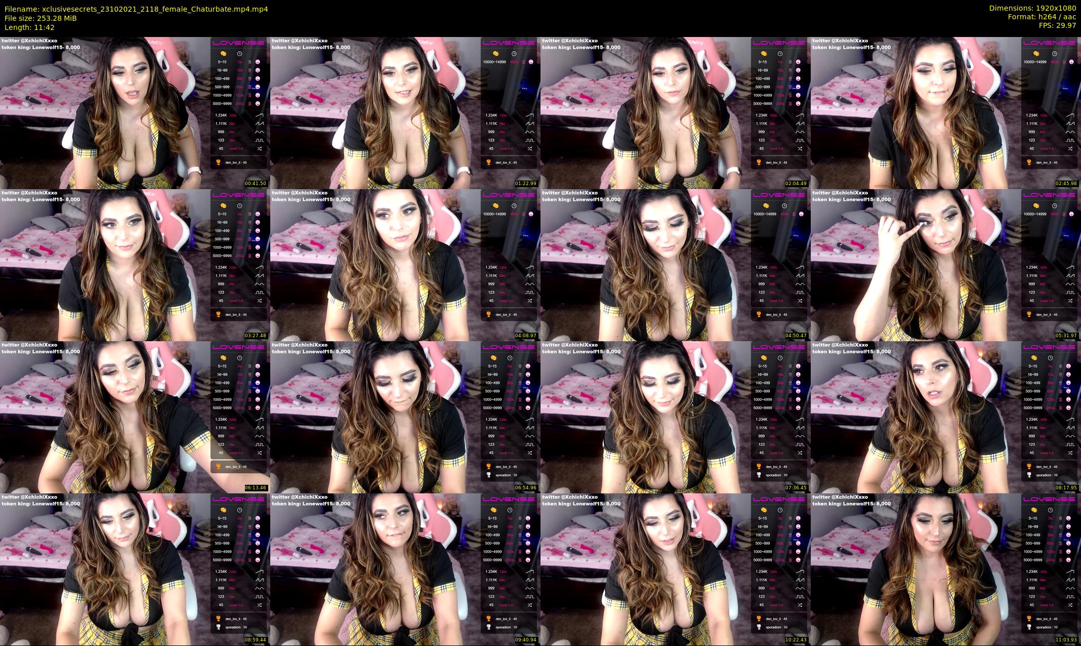 xclusivesecrets — 12 minute Chaturbate female cam show recording, 1080p, Oct 23, 2021