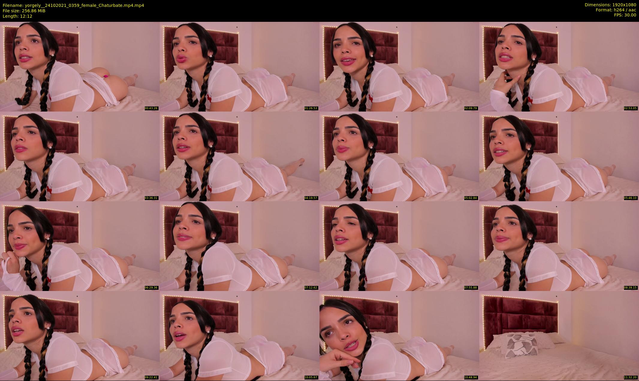 yorgely_ — 13 minute Chaturbate female cam show recording, 1080p, Oct 24, 2021