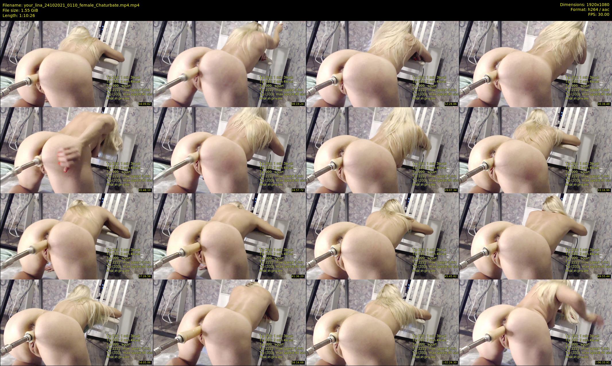 your_lina — 71 minute Chaturbate female cam show recording, 1080p, Oct 24, 2021