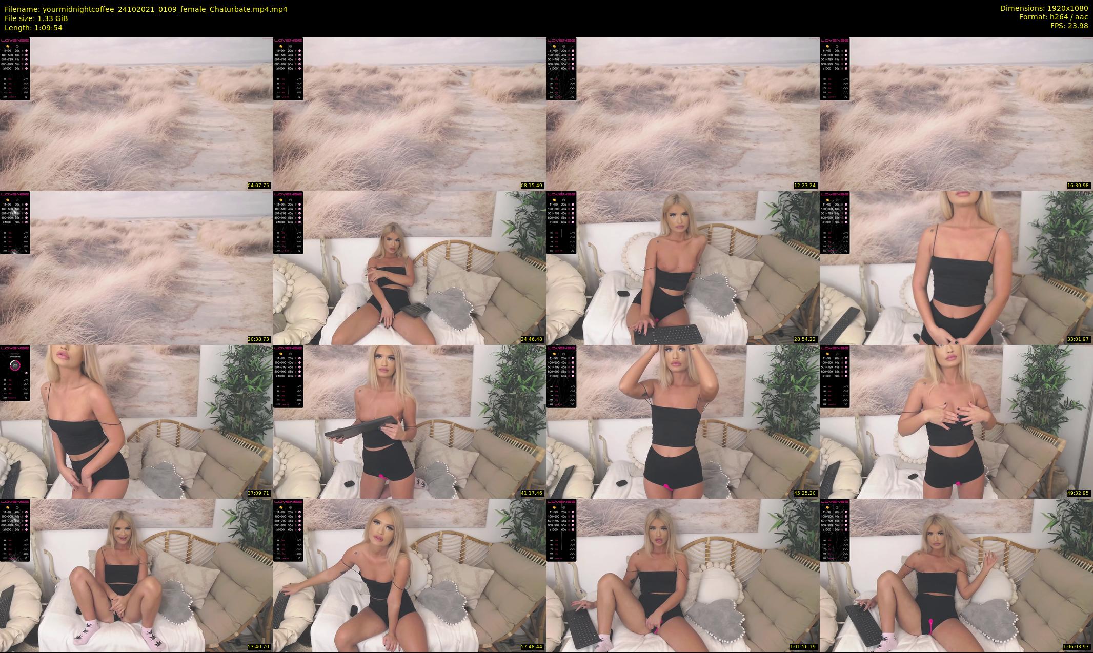 yourmidnightcoffee — 70 minute Chaturbate female cam show recording, 1080p, Oct 24, 2021