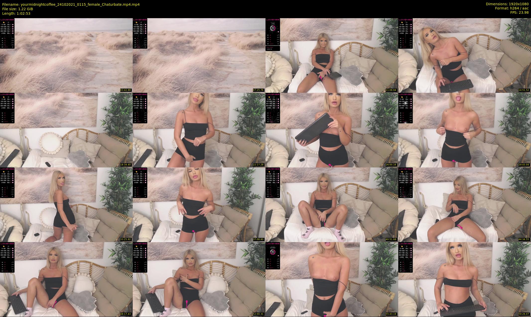 yourmidnightcoffee — 63 minute Chaturbate female cam show recording, 1080p, Oct 24, 2021