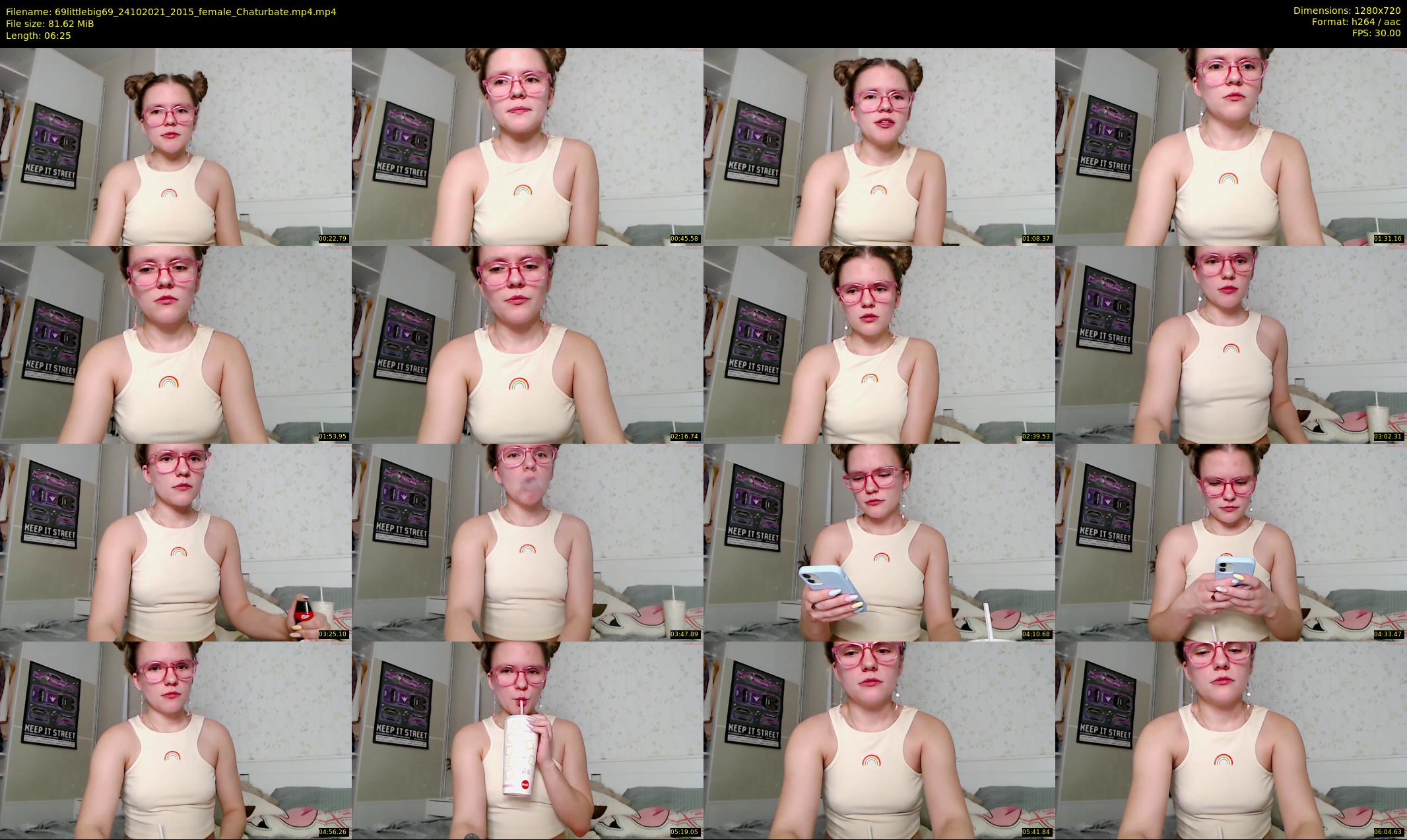 69littlebig69 — 7 minute Chaturbate couple cam show recording, 720p, Oct 24, 2021