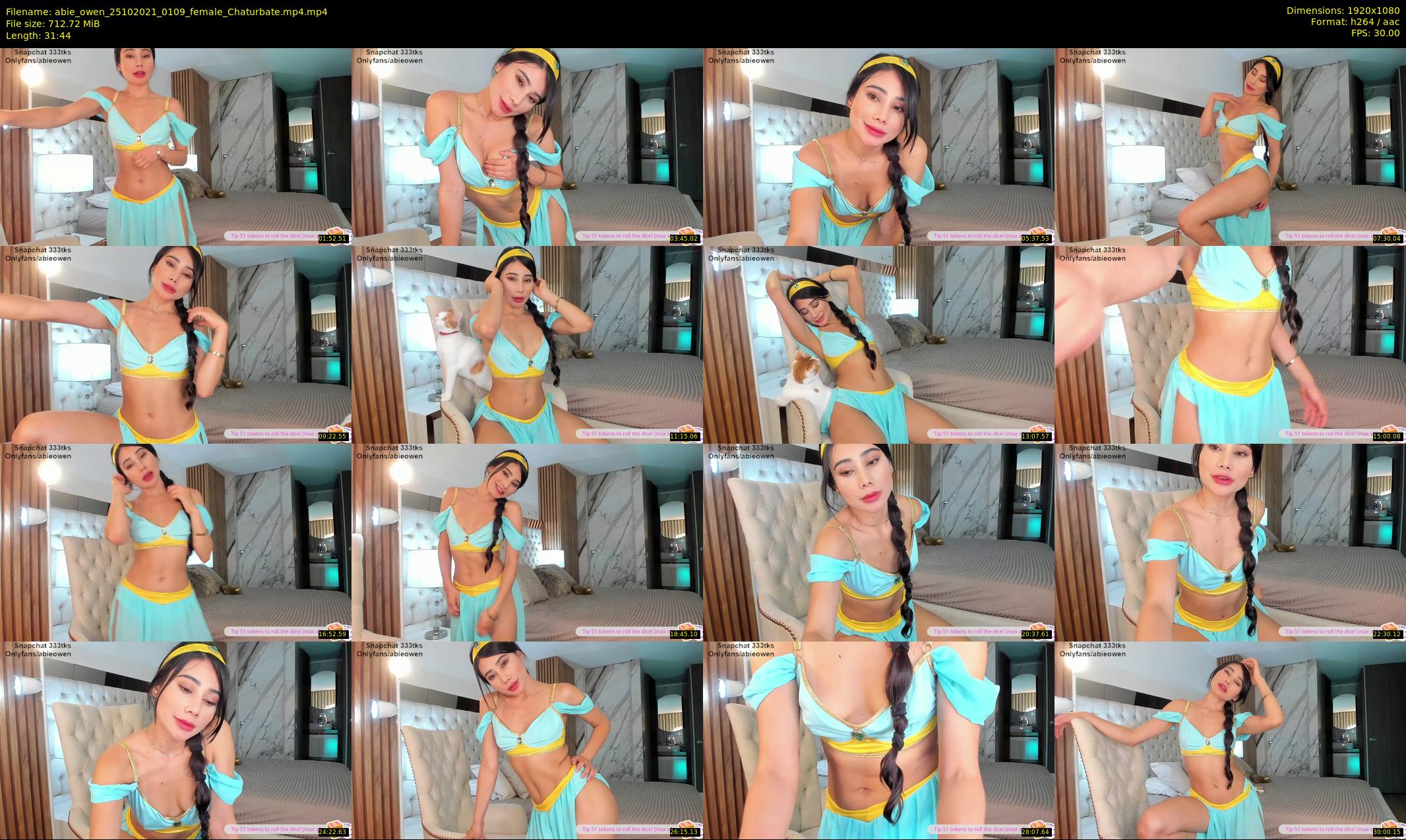 abie_owen — 32 minute Chaturbate female cam show recording, 1080p, Oct 25, 2021