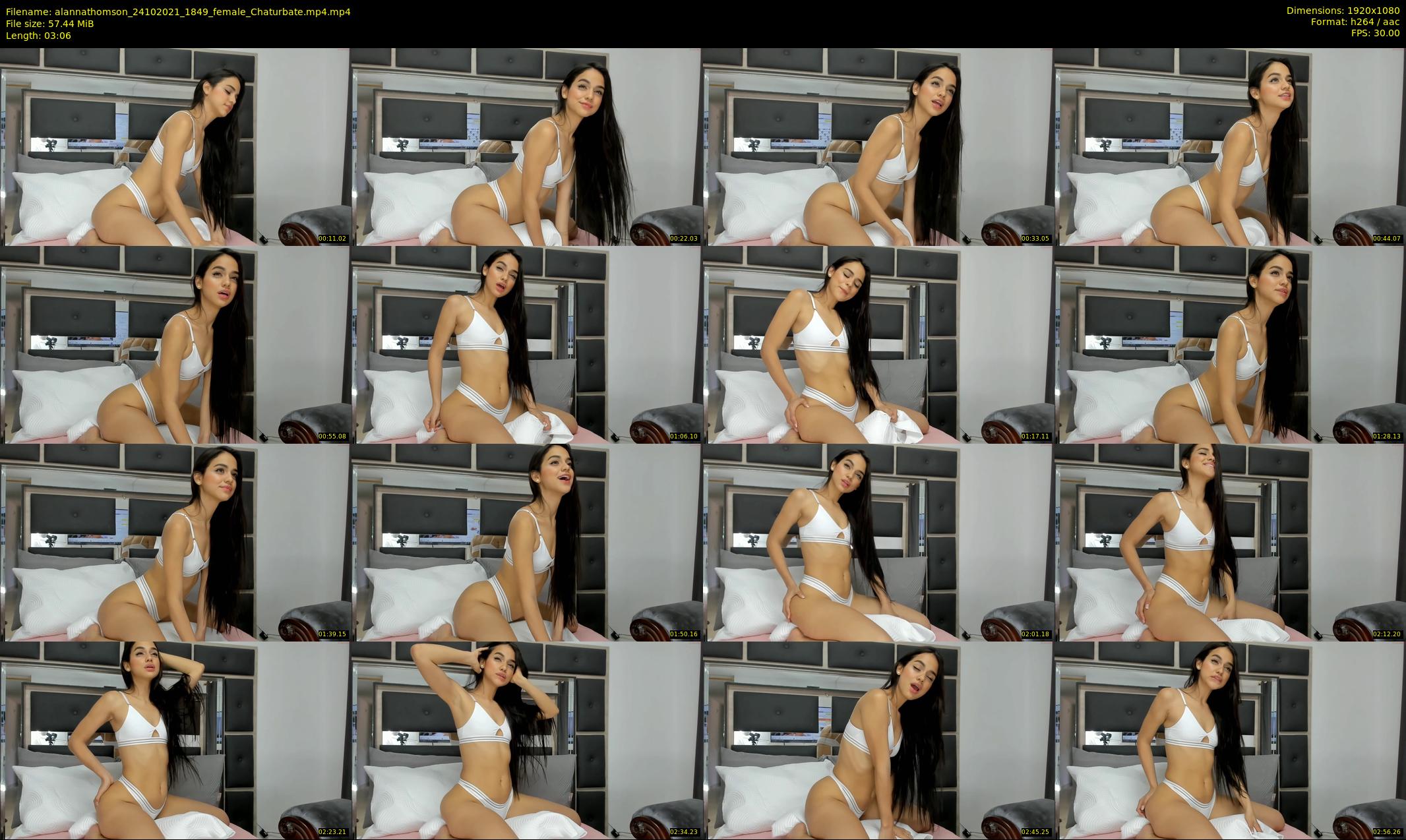 alannathomson — 4 minute Chaturbate female cam show recording, 1080p, Oct 24, 2021