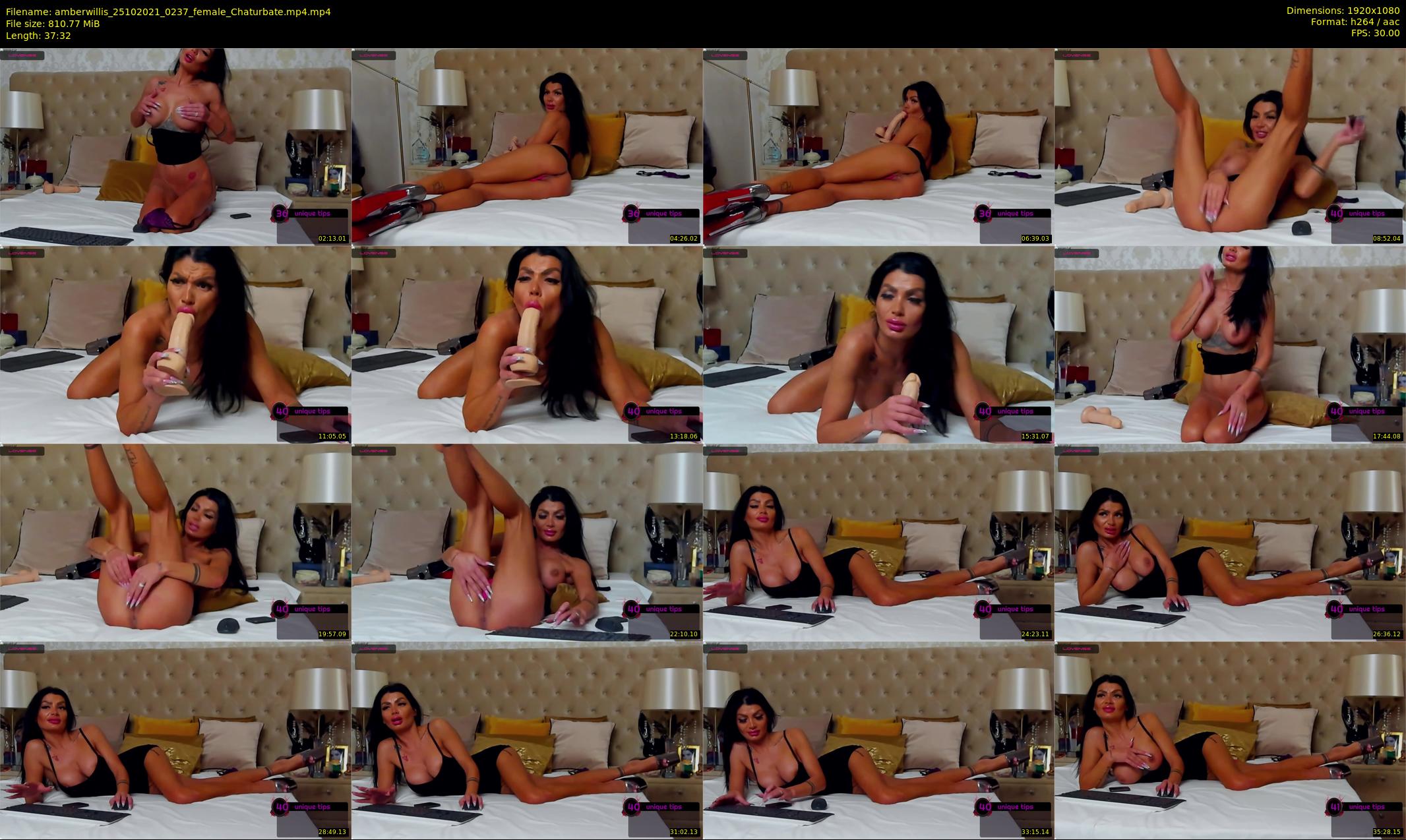 amberwillis — 38 minute Chaturbate female cam show recording, 1080p, Oct 25, 2021