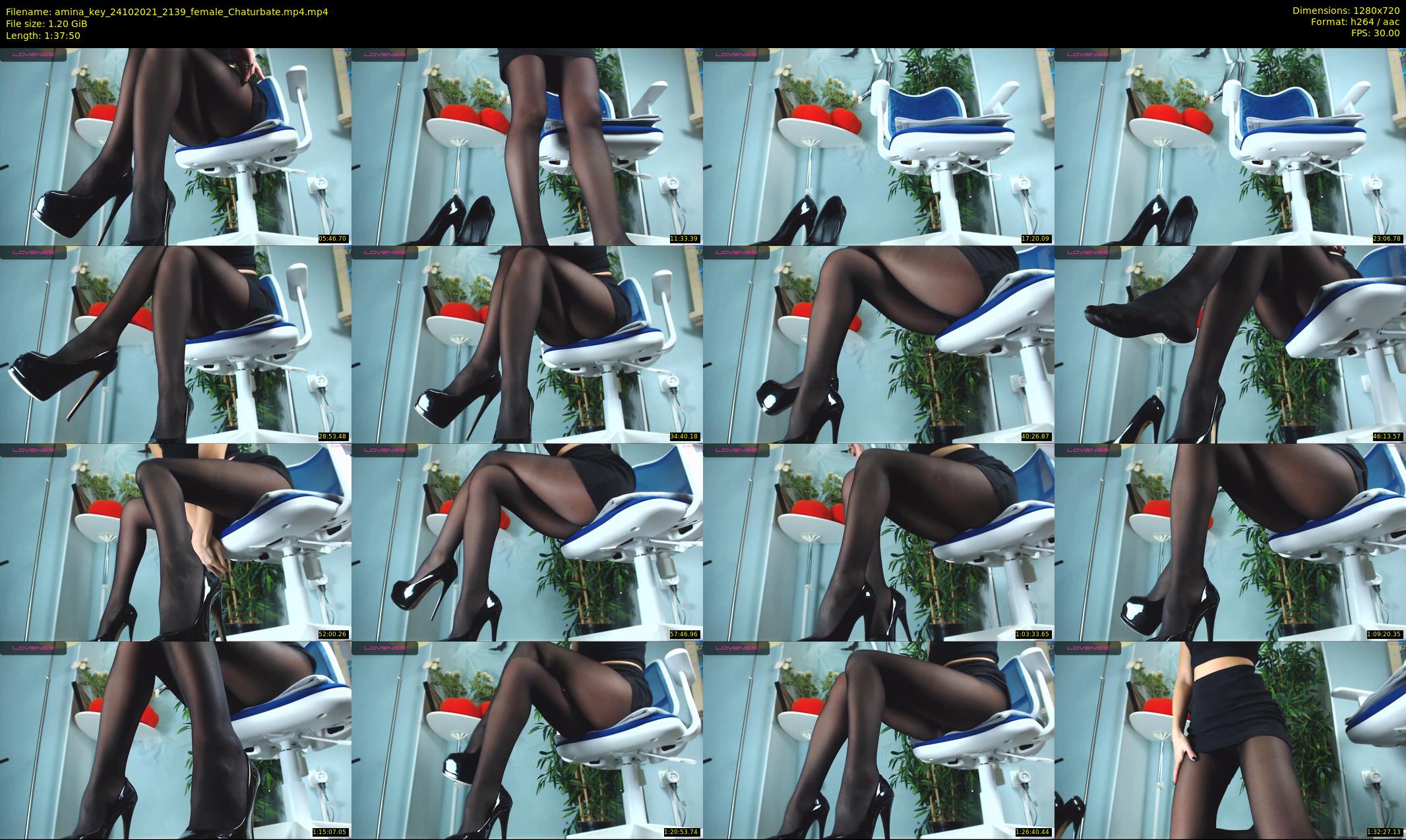 amina_key — 98 minute Chaturbate female cam show recording, 720p, Oct 24, 2021