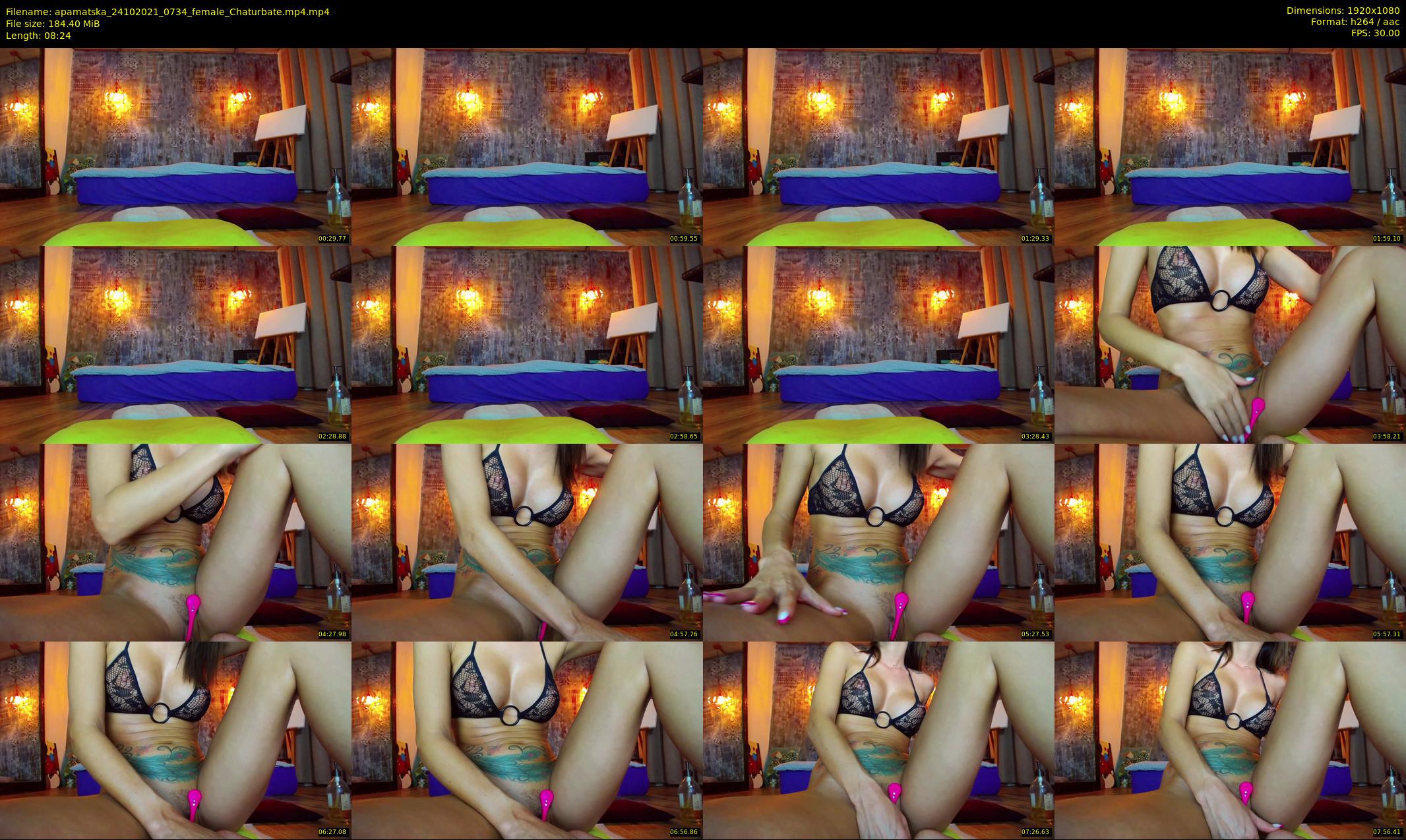 apamatska — 9 minute Chaturbate female cam show recording, 1080p, Oct 24, 2021