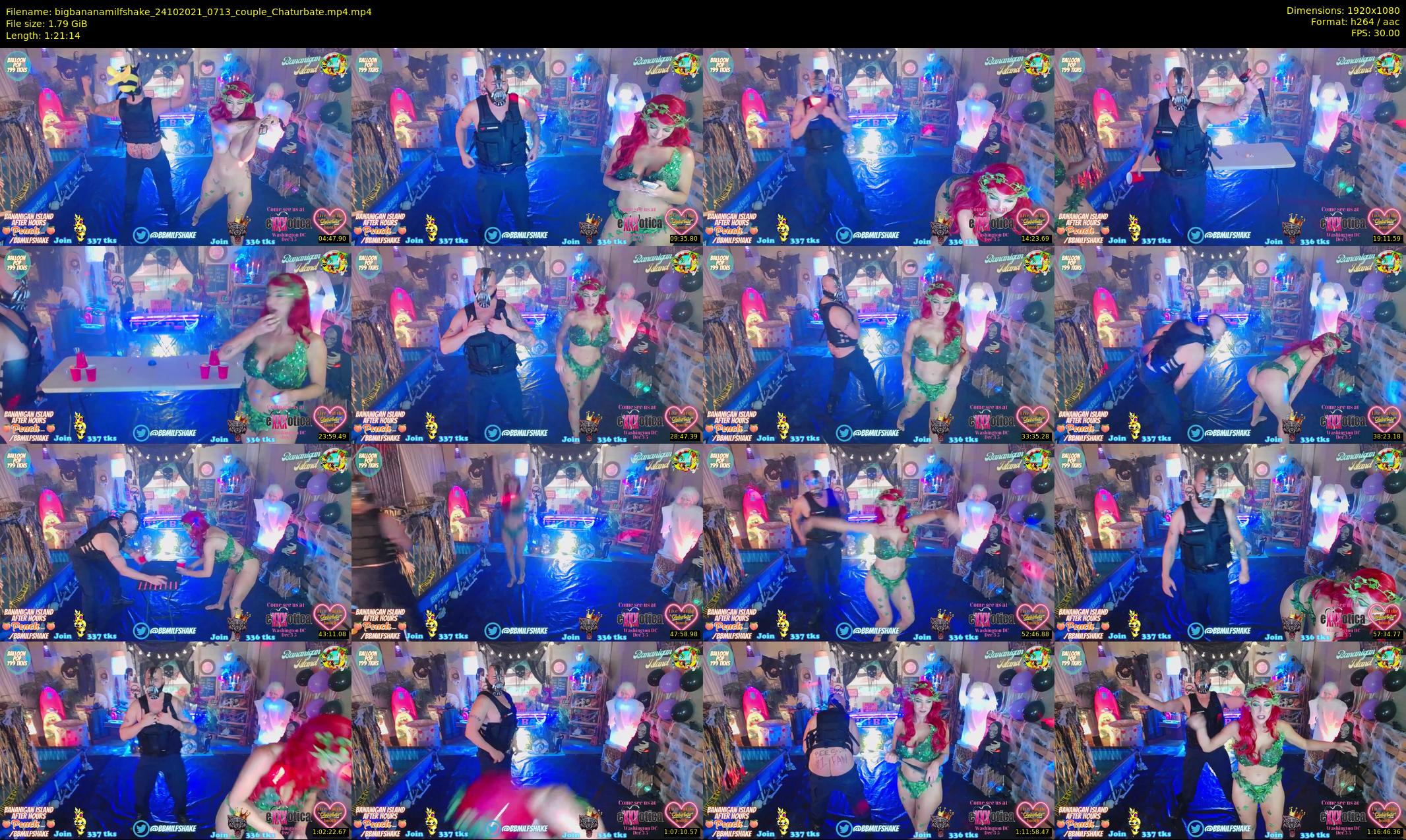 bigbananamilfshake — 82 minute Chaturbate couple cam show recording, 1080p, Oct 24, 2021