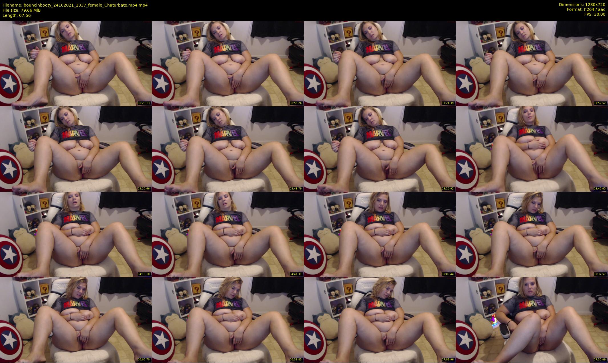 bouncinbooty — 8 minute Chaturbate female cam show recording, 720p, Oct 24, 2021