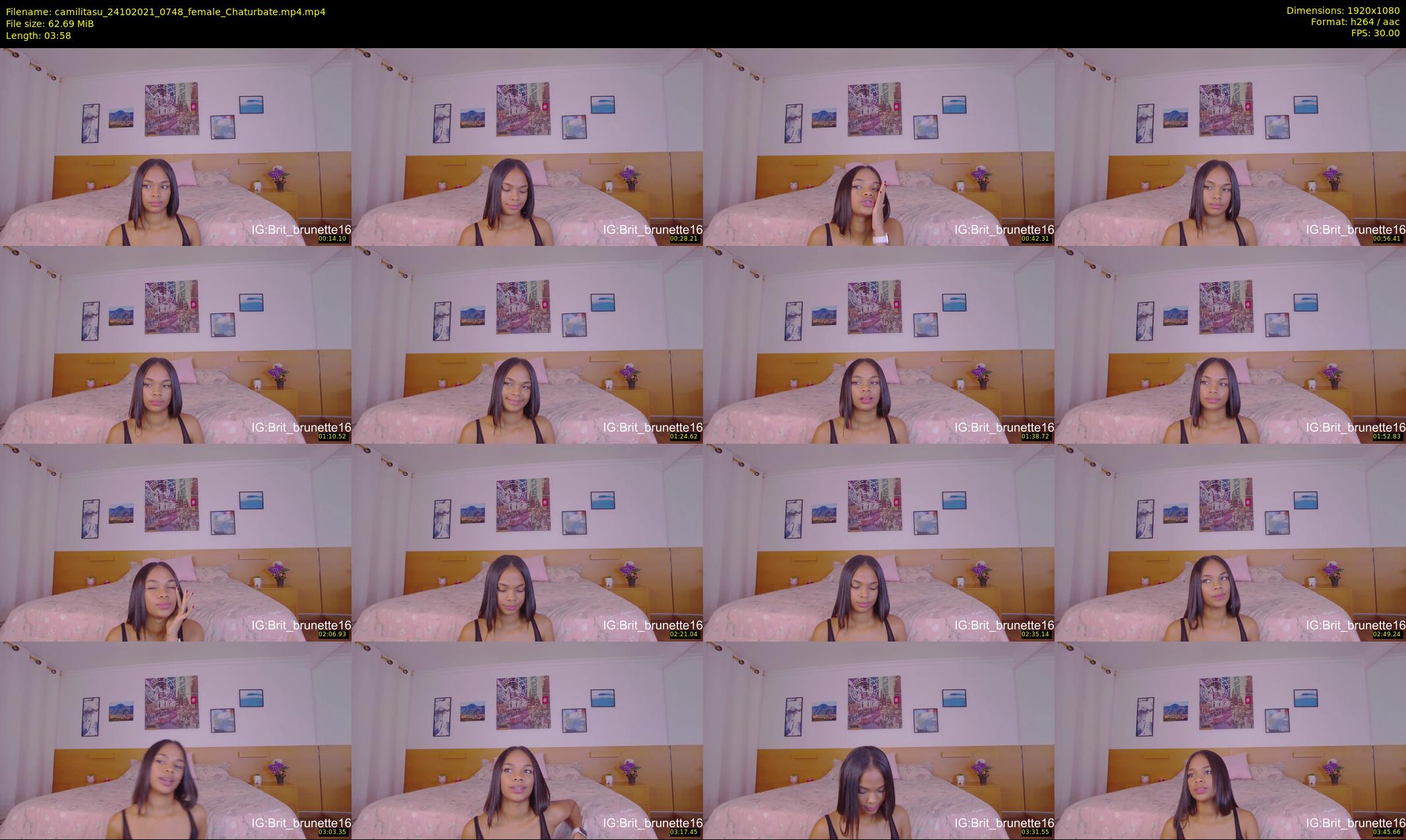 camilitasu — 4 minute Chaturbate female cam show recording, 1080p, Oct 24, 2021