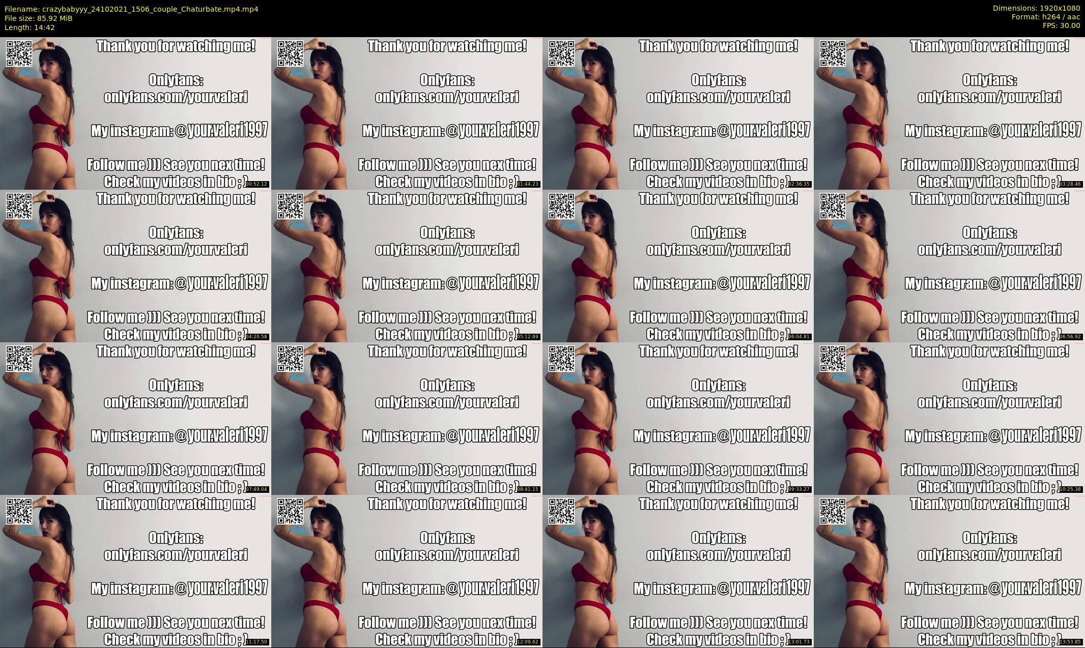 crazybabyyy — 15 minute Chaturbate couple cam show recording, 1080p, Oct 24, 2021