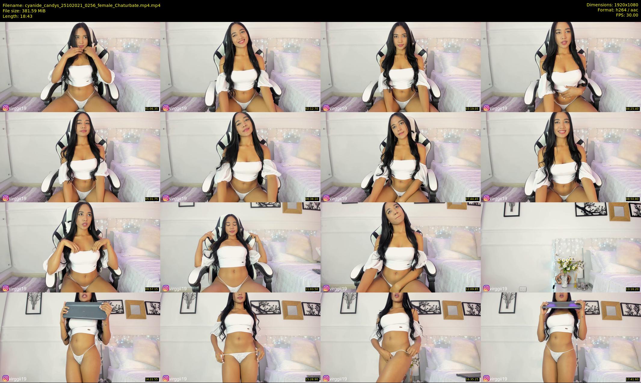 cyanide_candys — 19 minute Chaturbate female cam show recording, 1080p, Oct 25, 2021