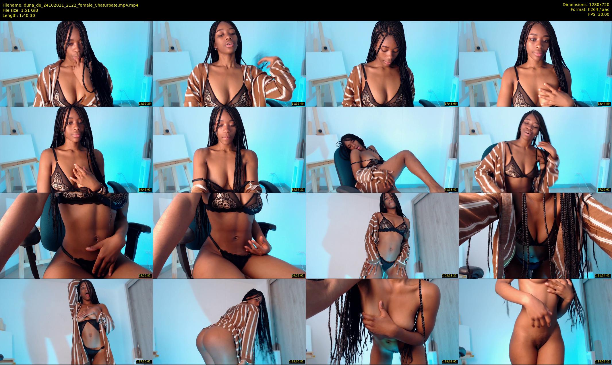 duna_du — 101 minute Chaturbate female cam show recording, 720p, Oct 24, 2021