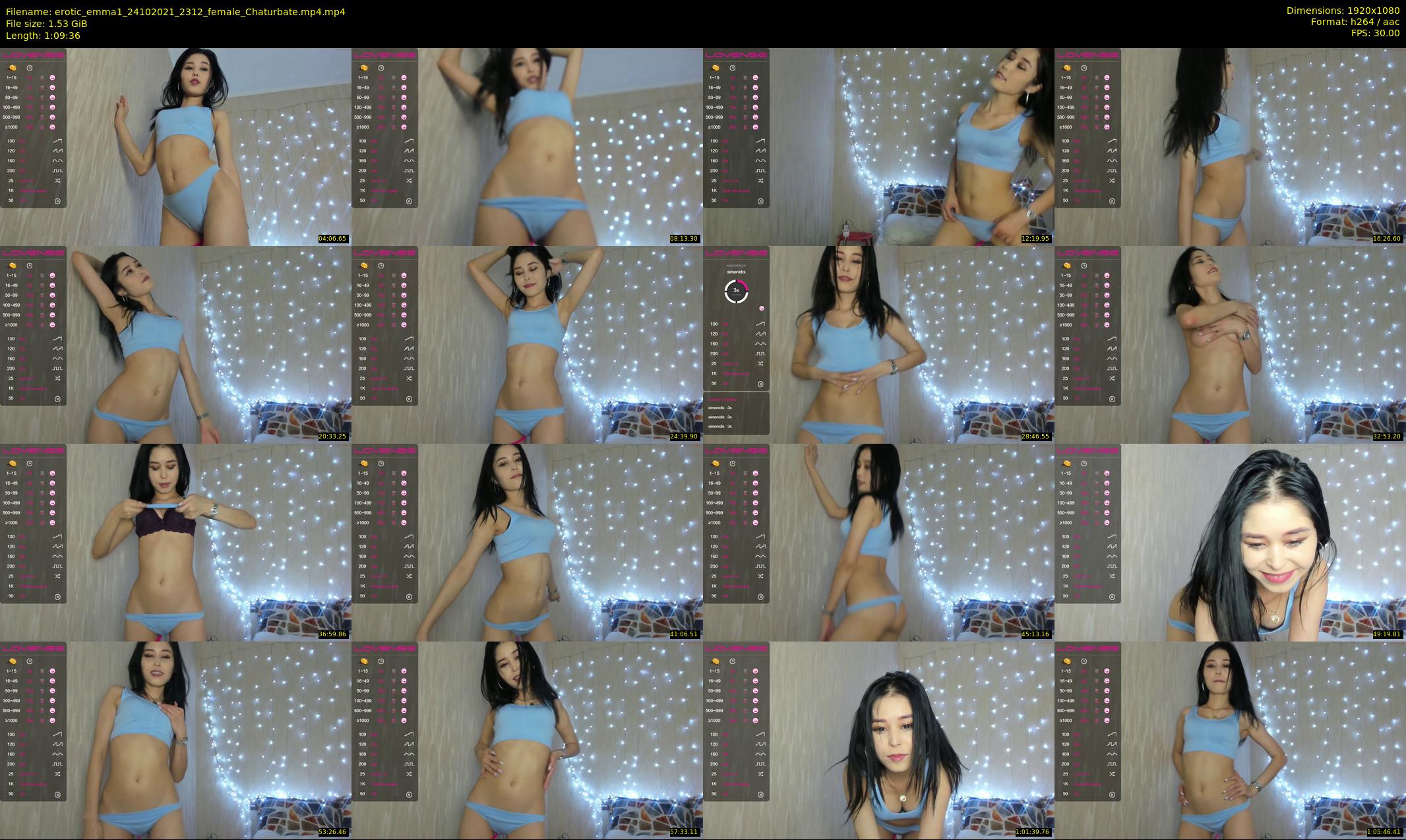 erotic_emma1 — 70 minute Chaturbate female cam show recording, 1080p, Oct 24, 2021