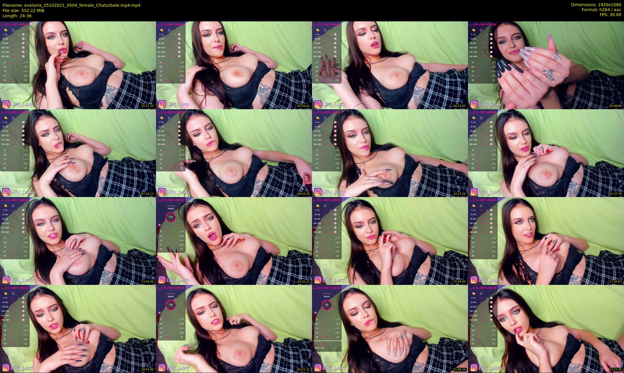 evalanis — 25 minute Chaturbate couple cam show recording, 1080p, Oct 25, 2021