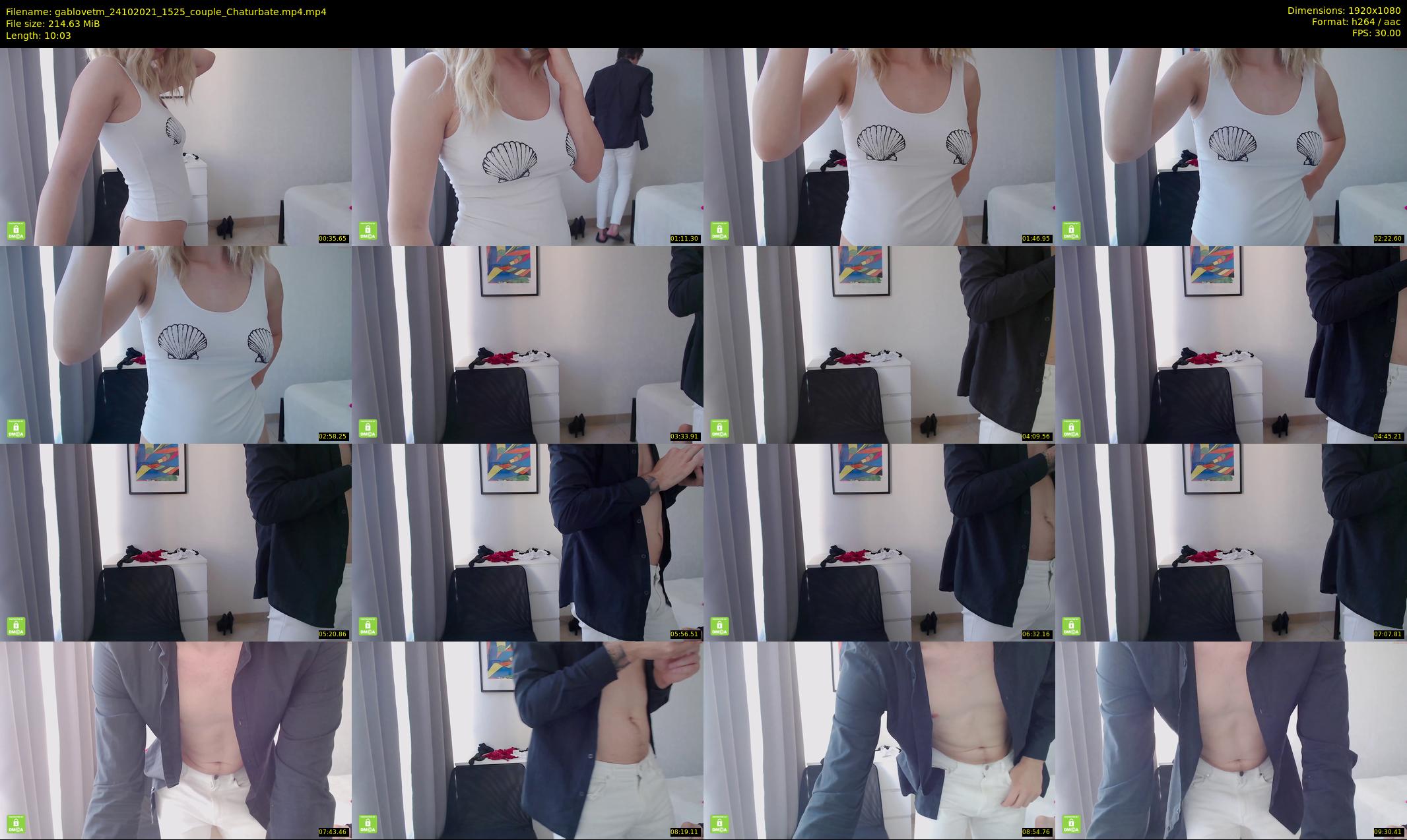 gablovetm — 11 minute Chaturbate couple cam show recording, 1080p, Oct 24, 2021