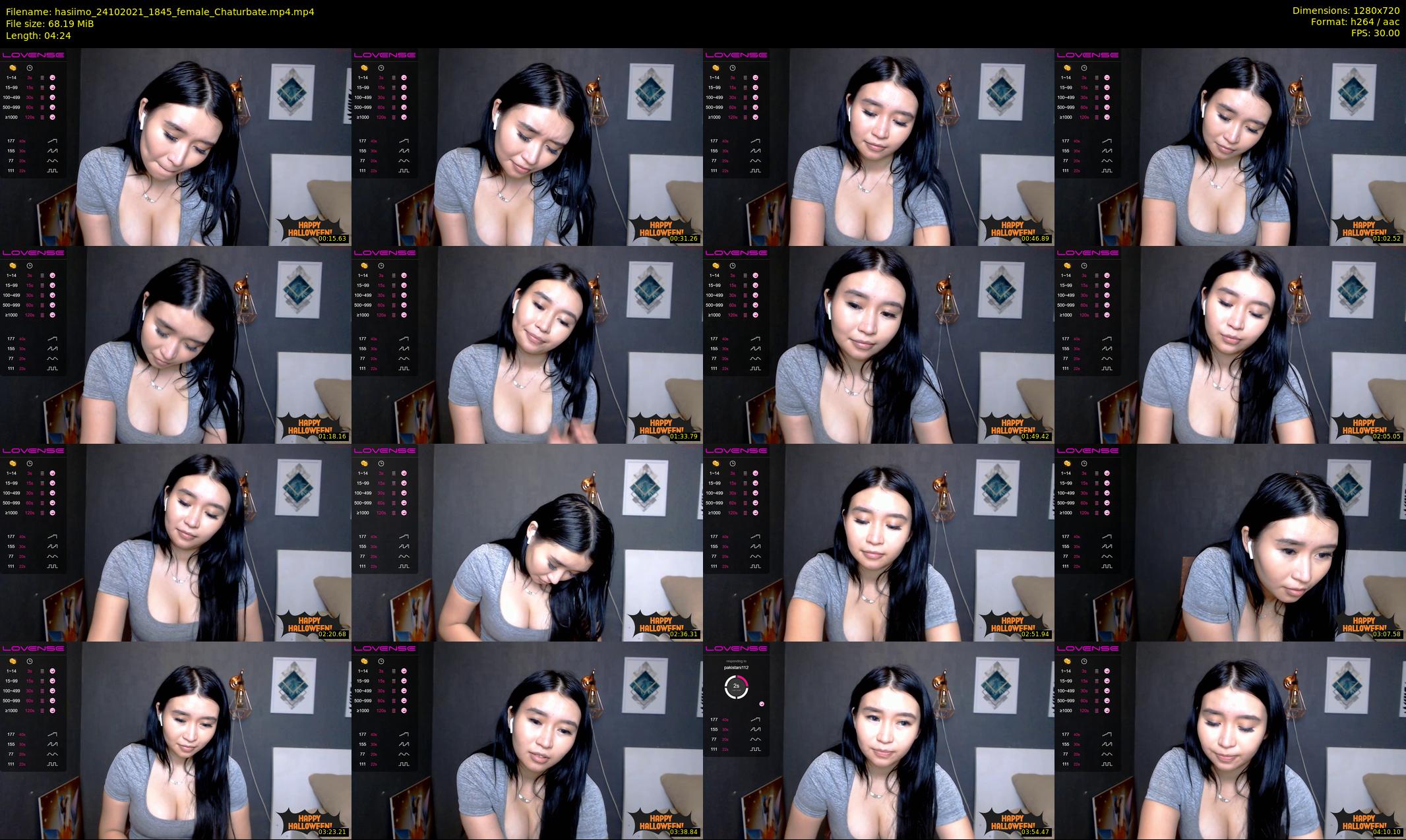 hasiimo — 5 minute Chaturbate female cam show recording, 720p, Oct 24, 2021