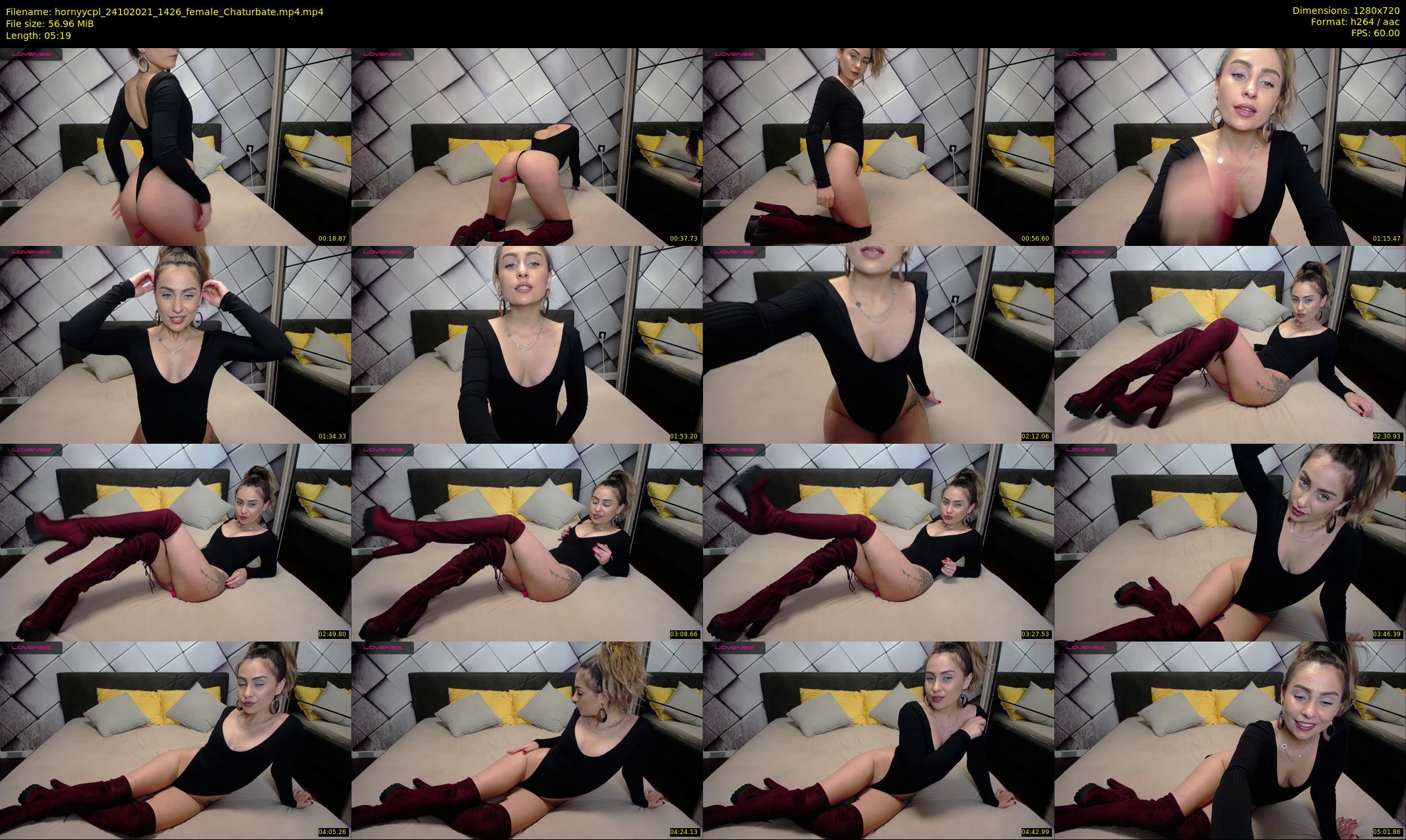 hornyycpl — 6 minute Chaturbate couple cam show recording, 720p, Oct 24, 2021