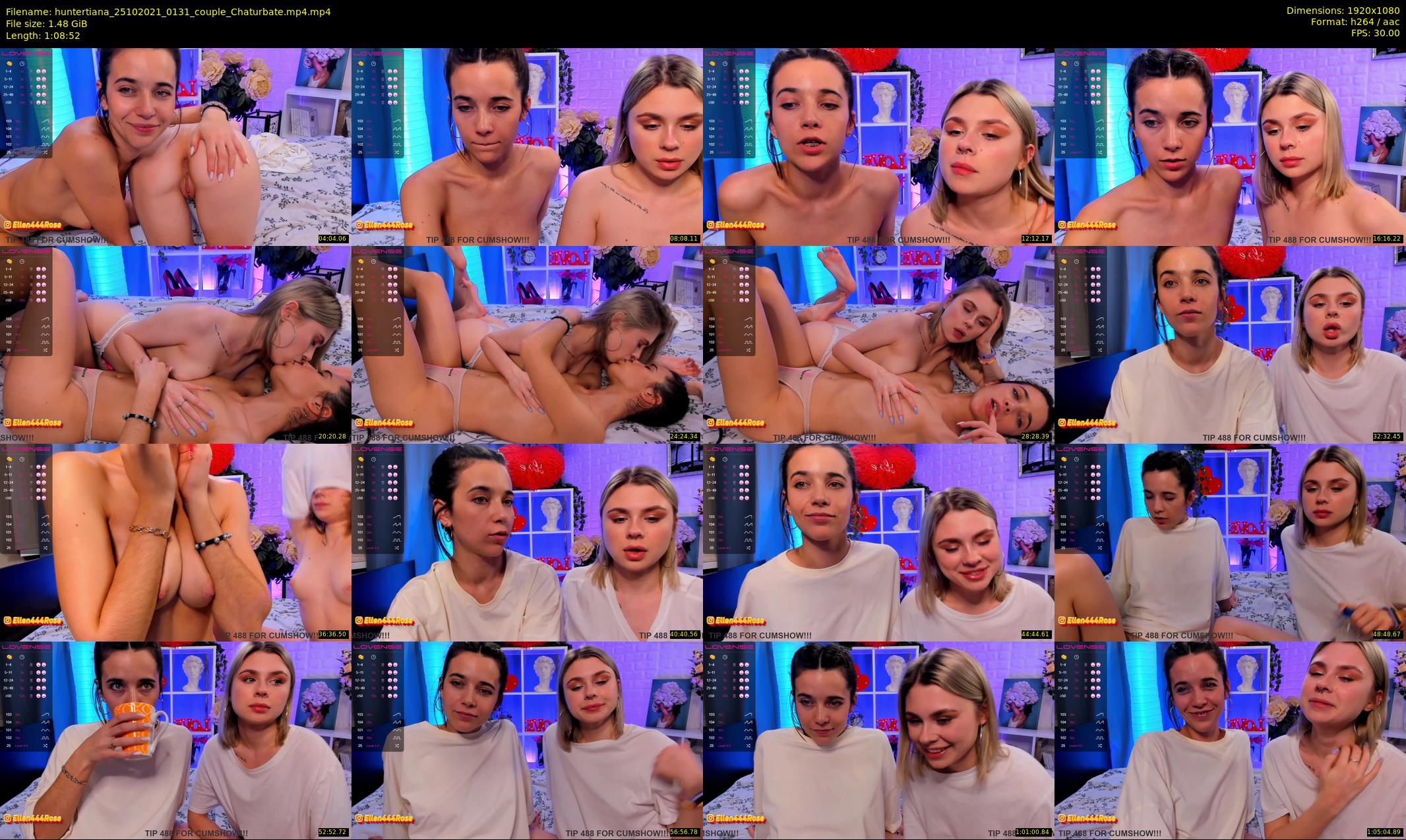 huntertiana — 69 minute Chaturbate female cam show recording, 1080p, Oct 25, 2021