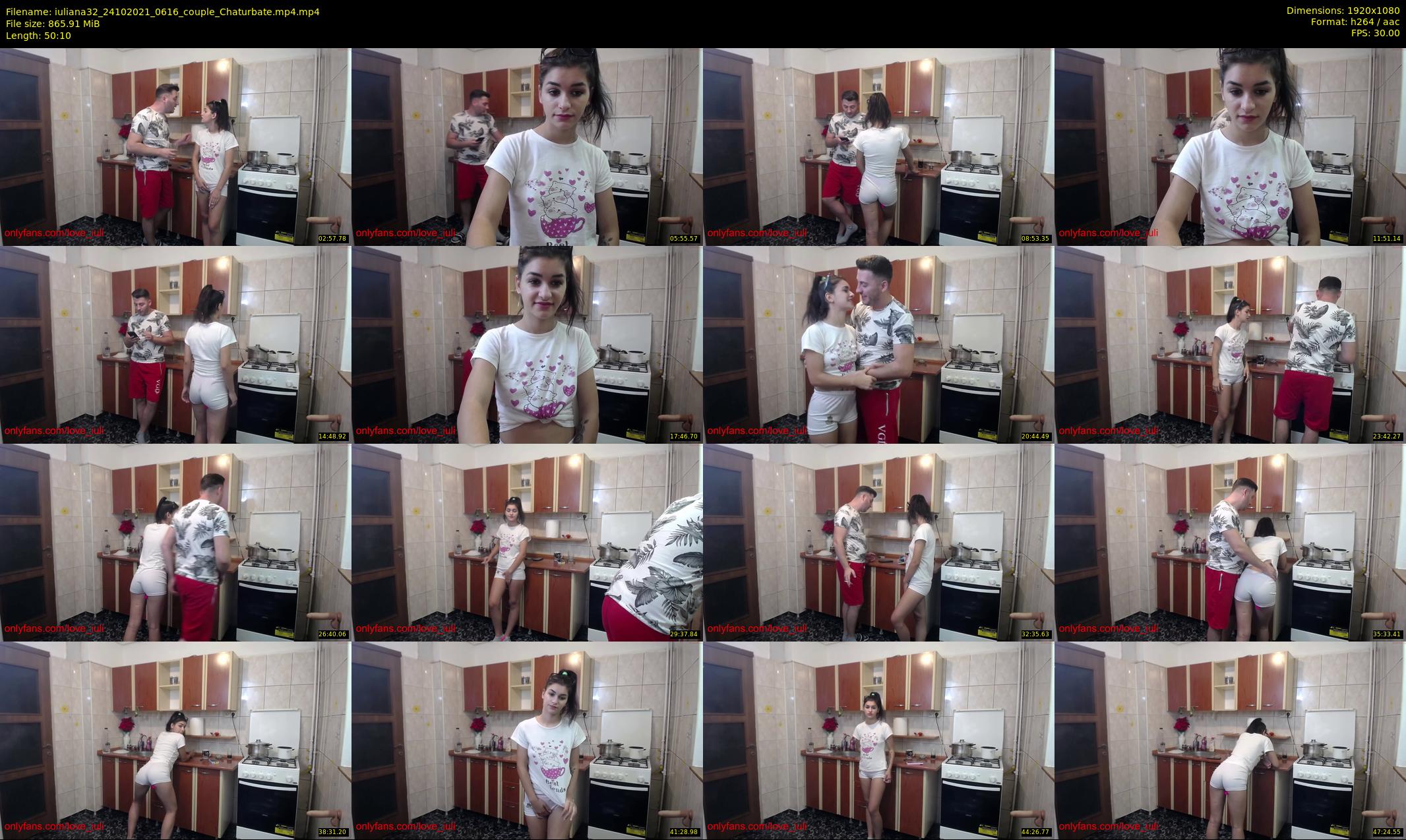 iuliana32 — 51 minute Chaturbate couple cam show recording, 1080p, Oct 24, 2021