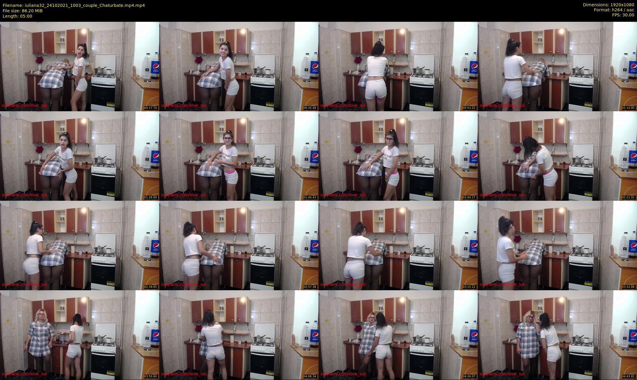 iuliana32 — 5 minute Chaturbate couple cam show recording, 1080p, Oct 24, 2021