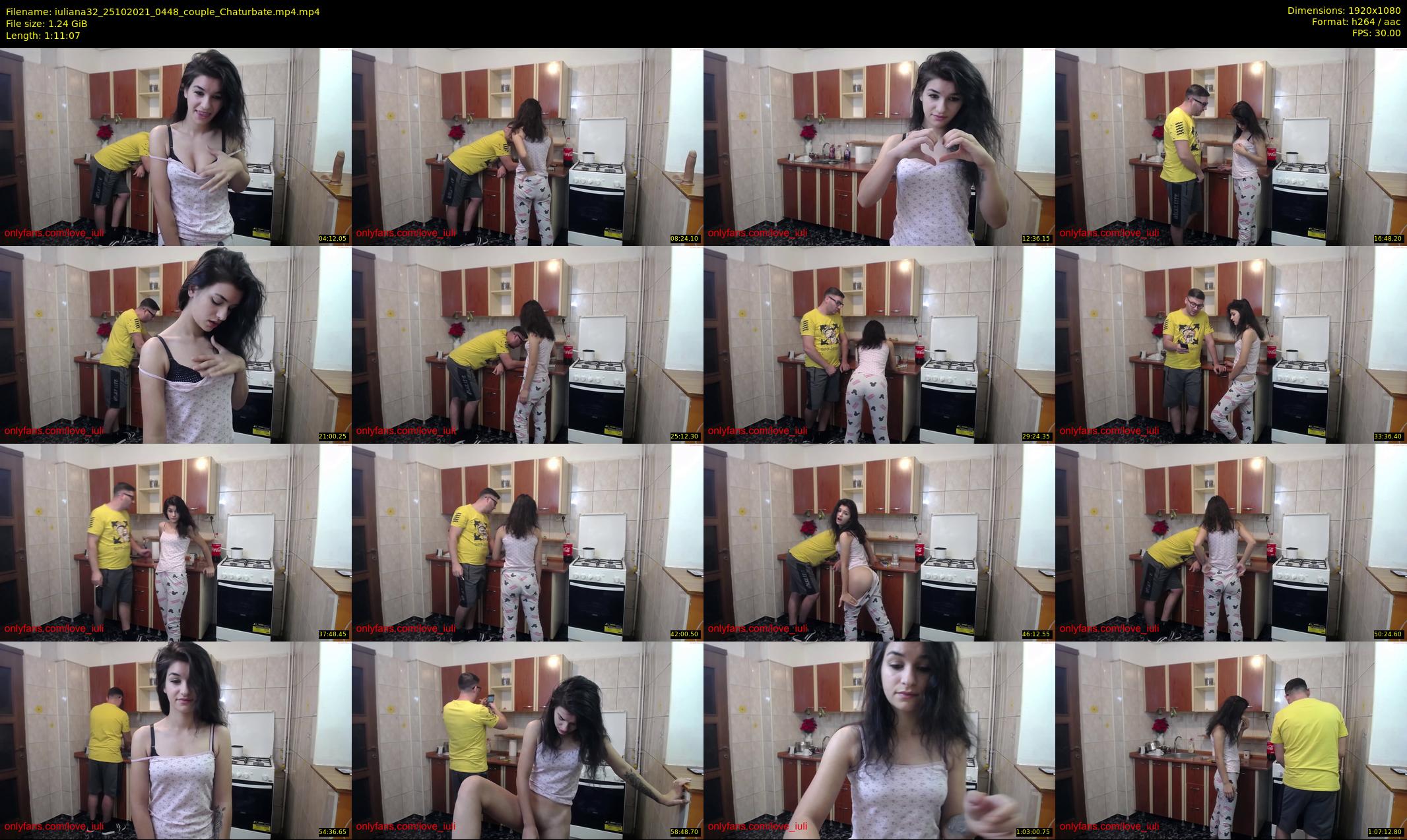 iuliana32 — 72 minute Chaturbate couple cam show recording, 1080p, Oct 25, 2021