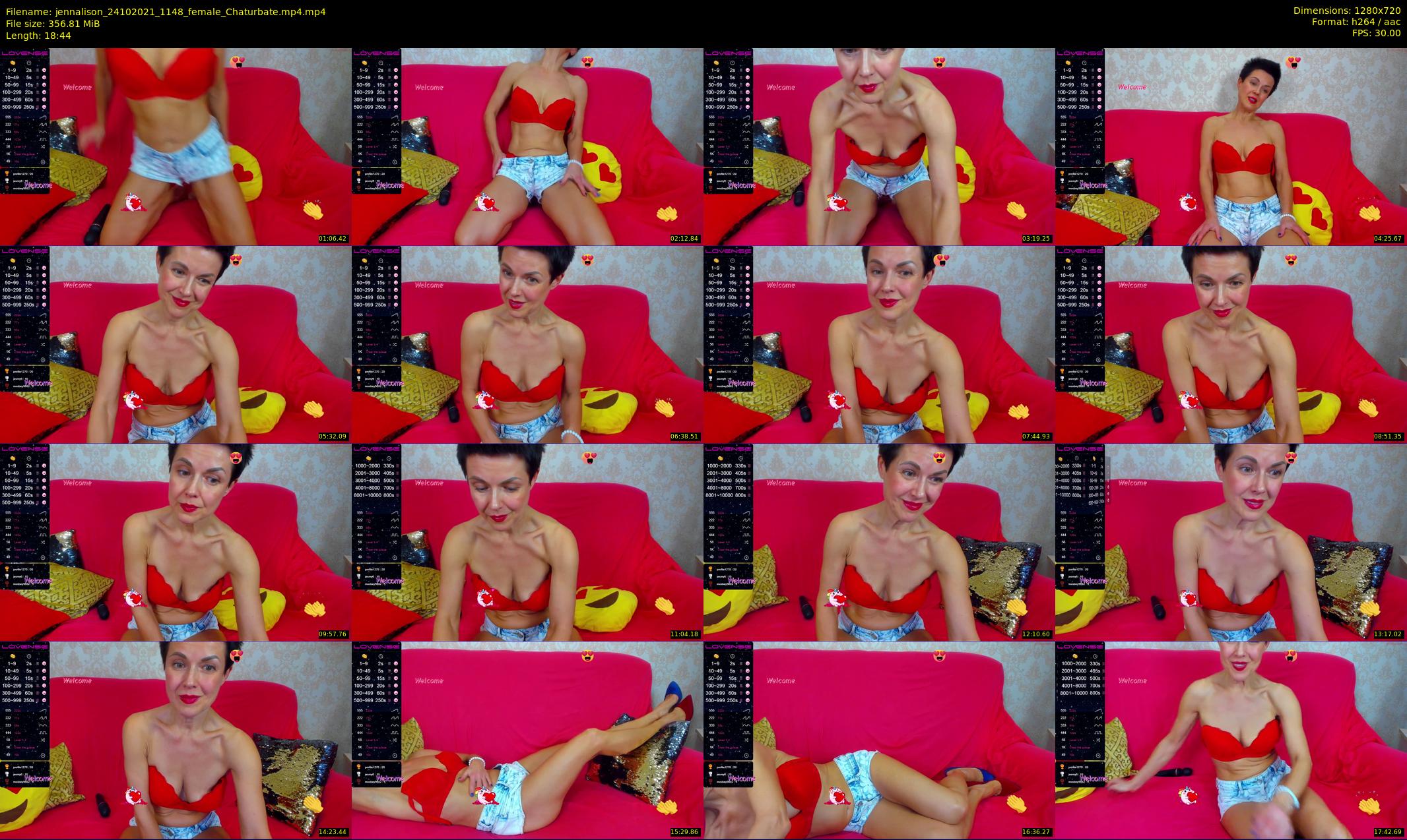 jennalison — 19 minute Chaturbate female cam show recording, 720p, Oct 24, 2021