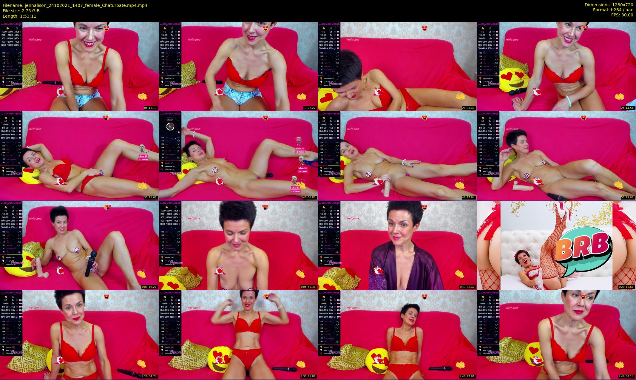 jennalison — 114 minute Chaturbate female cam show recording, 720p, Oct 24, 2021
