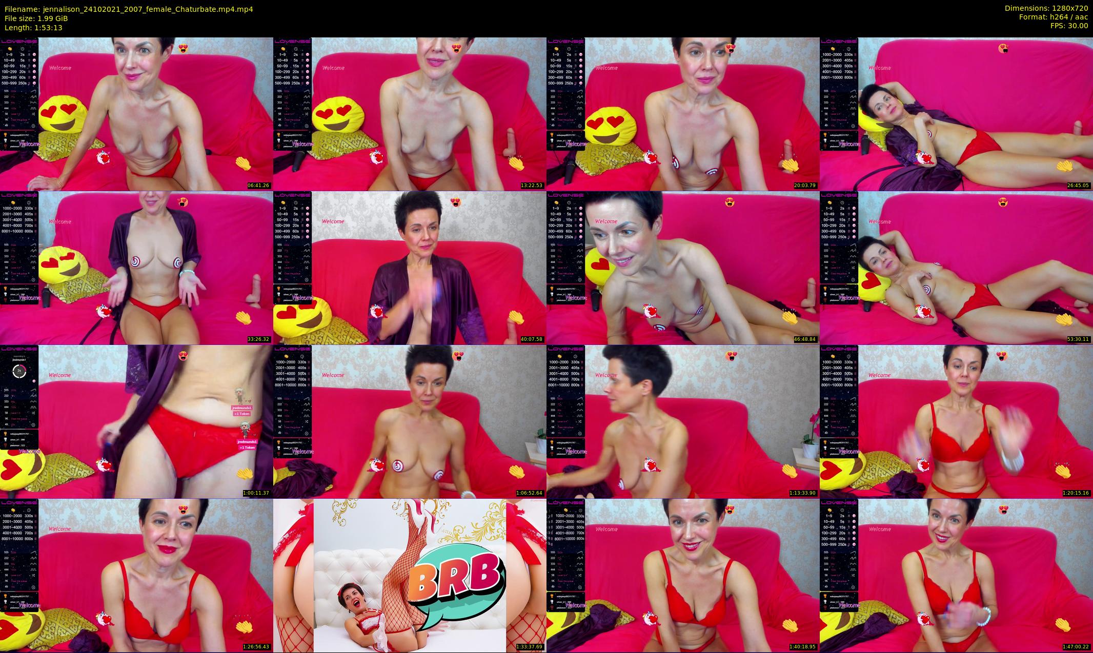 jennalison — 114 minute Chaturbate female cam show recording, 720p, Oct 24, 2021