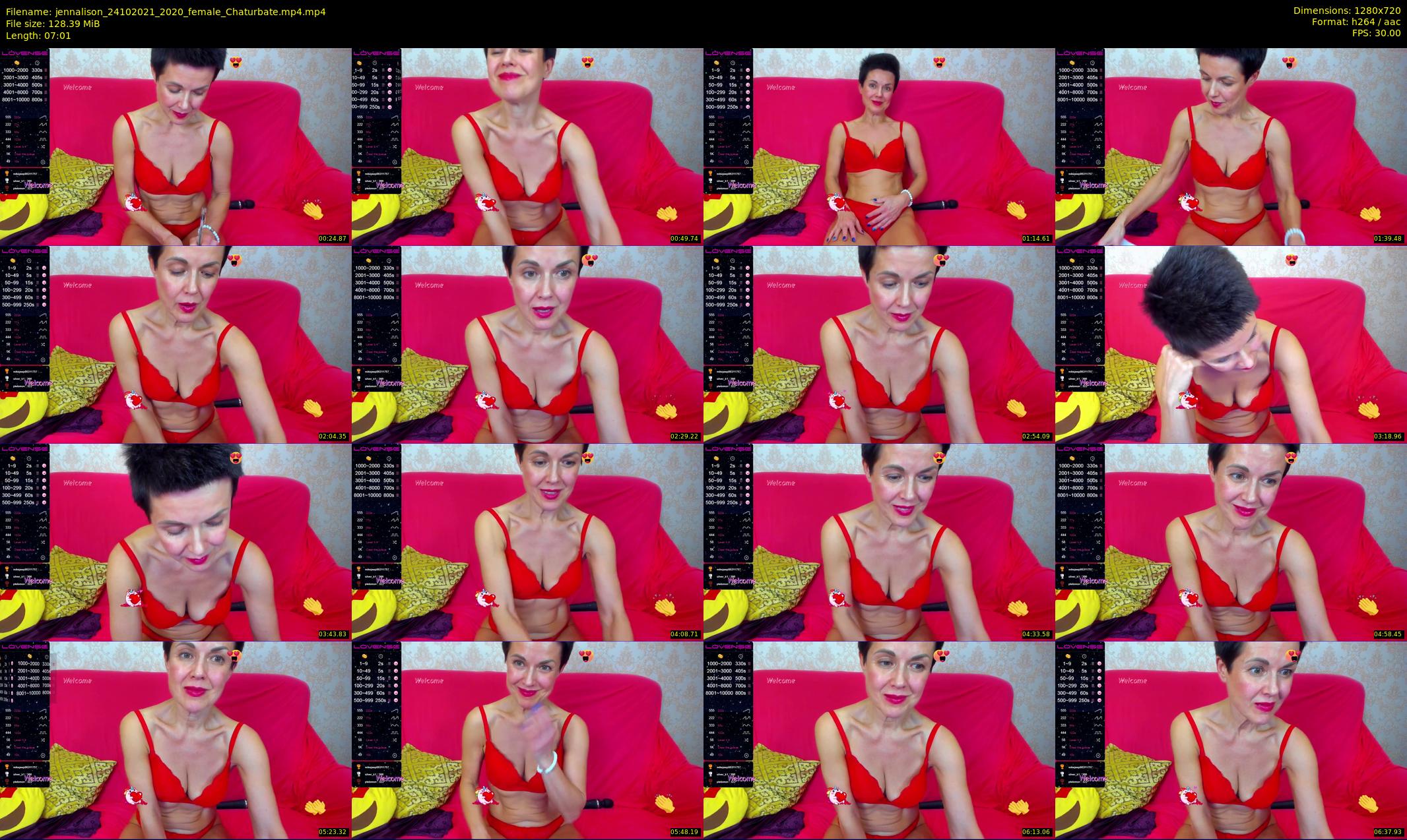 jennalison — 8 minute Chaturbate female cam show recording, 720p, Oct 24, 2021