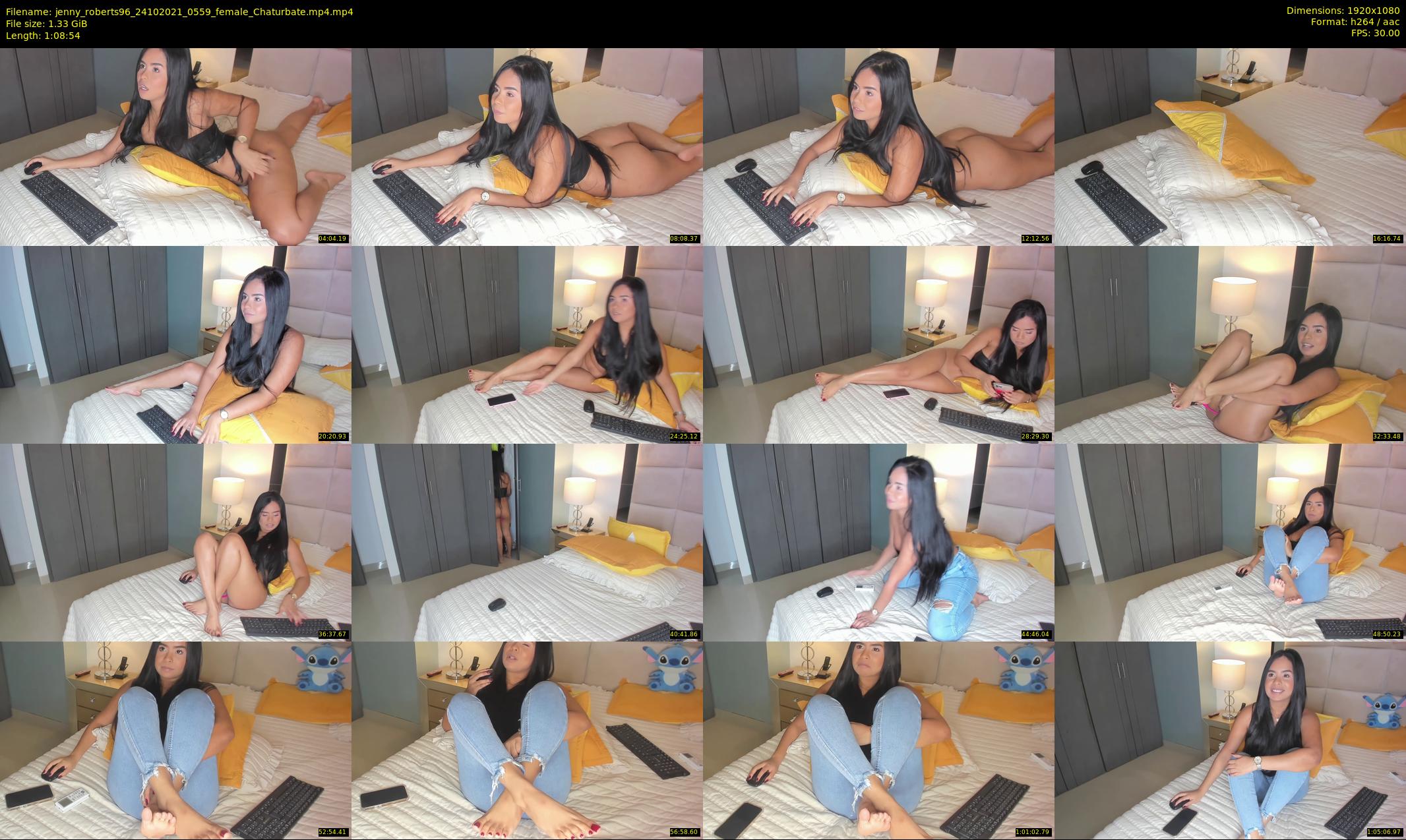 jenny_roberts96 — 69 minute Chaturbate female cam show recording, 1080p, Oct 24, 2021