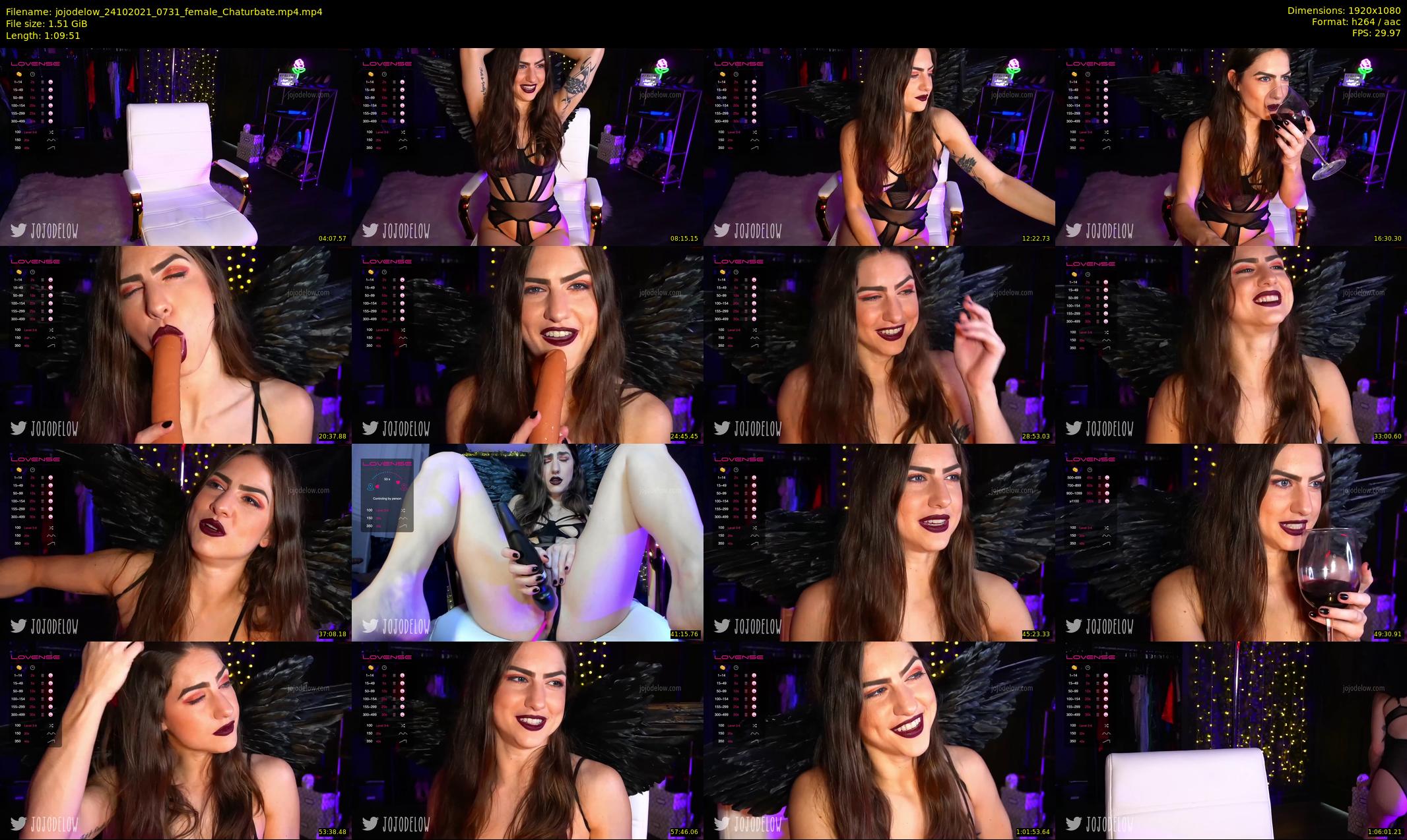 jojodelow — 70 minute Chaturbate female cam show recording, 1080p, Oct 24, 2021