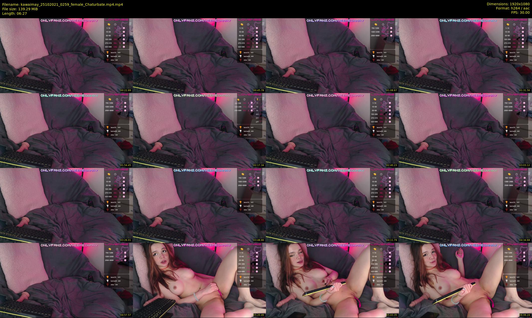 kawaimay — 7 minute Chaturbate female cam show recording, 1080p, Oct 25, 2021
