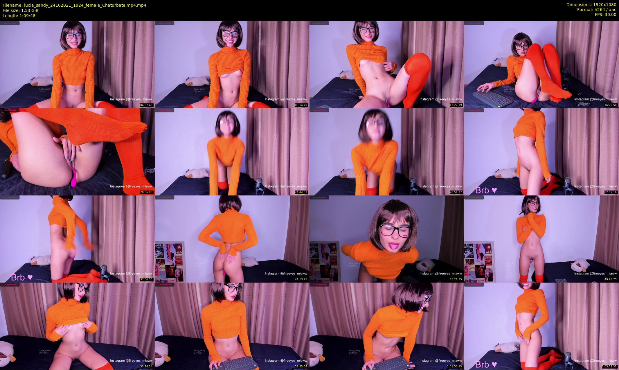 lucia_sandy — 70 minute Chaturbate female cam show recording, 1080p, Oct 24, 2021