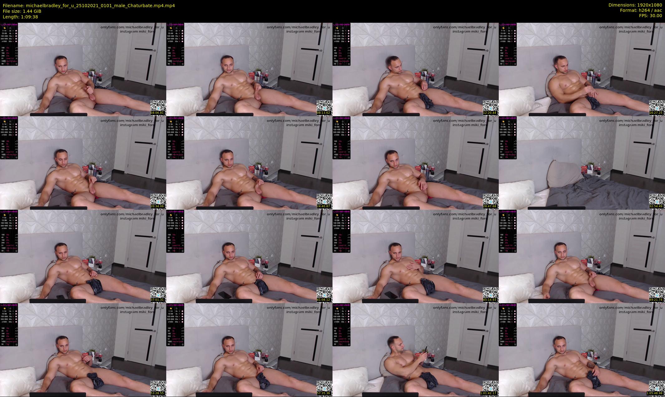 michaelbradley_for_u — 70 minute Chaturbate male cam show recording, 1080p, Oct 25, 2021