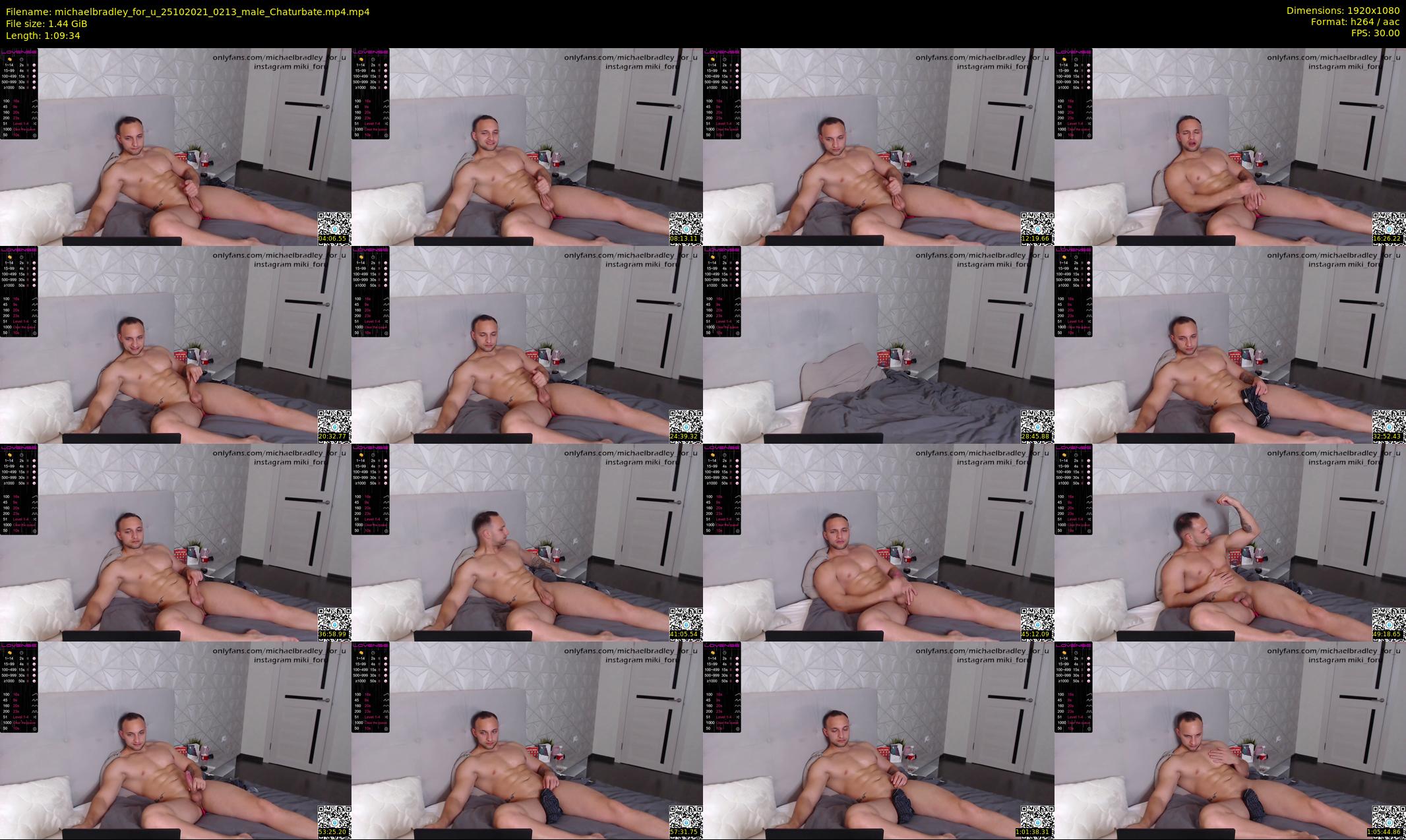 michaelbradley_for_u — 70 minute Chaturbate male cam show recording, 1080p, Oct 25, 2021