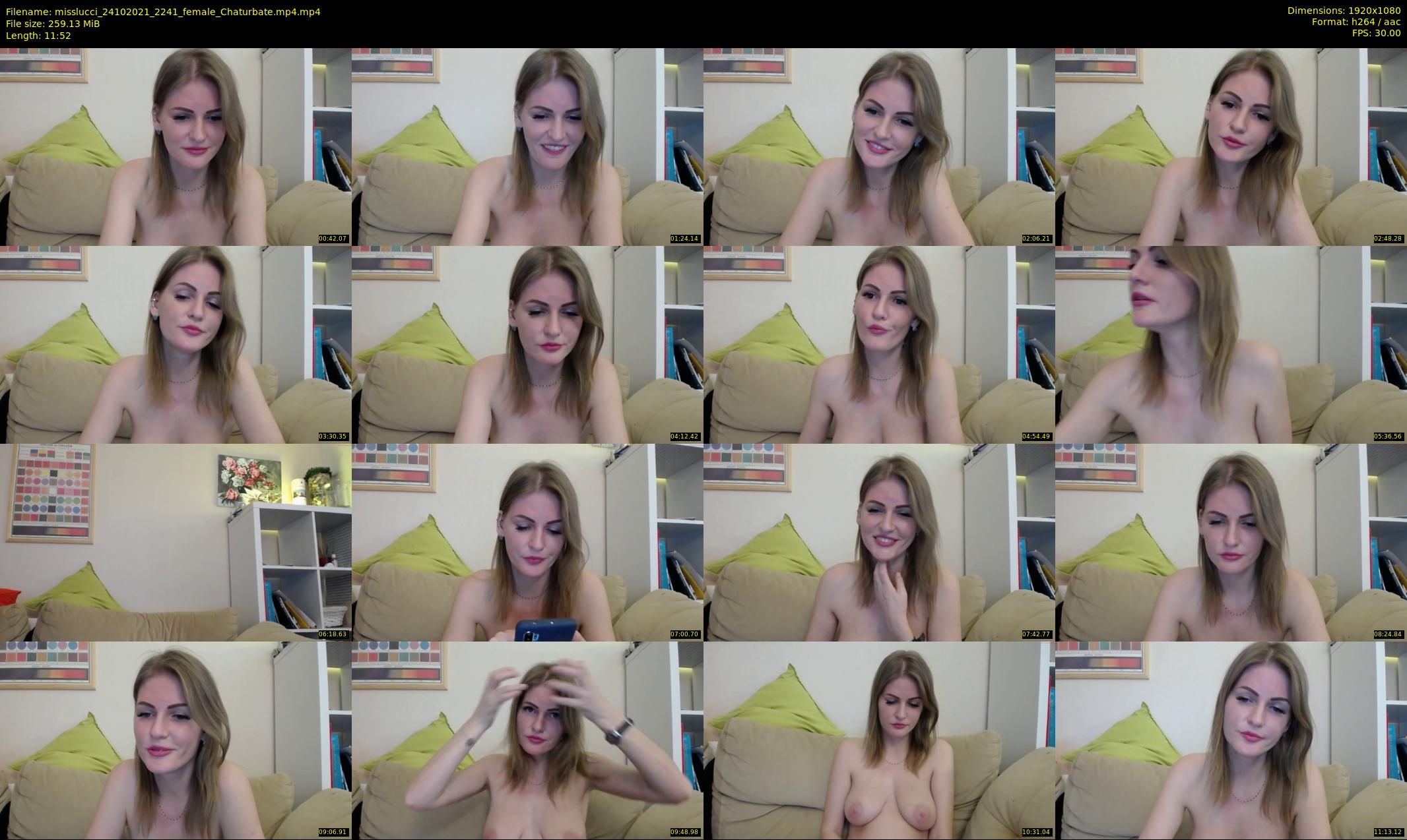 misslucci — 12 minute Chaturbate female cam show recording, 1080p, Oct 24, 2021