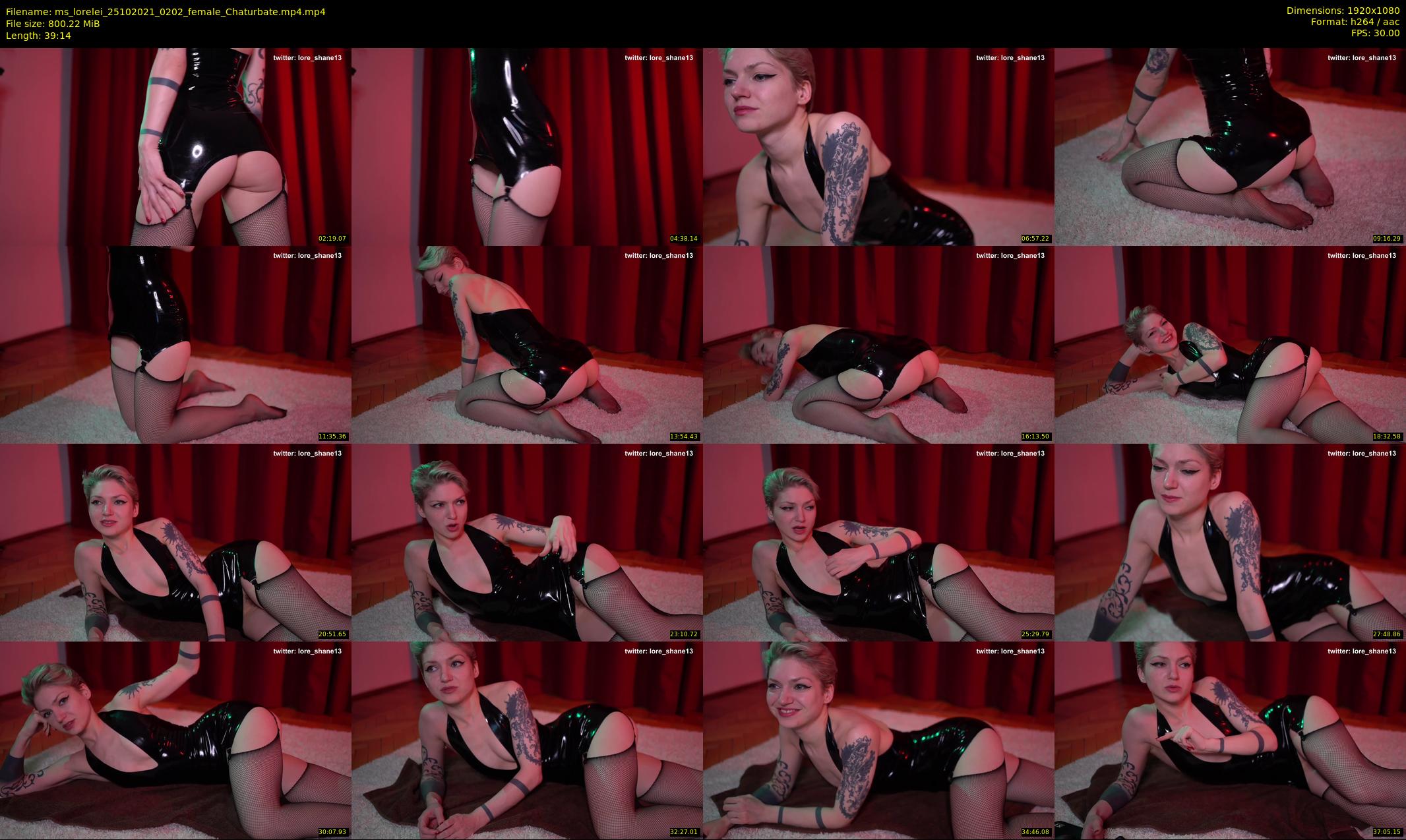 ms_lorelei — 40 minute Chaturbate female cam show recording, 1080p, Oct 25, 2021
