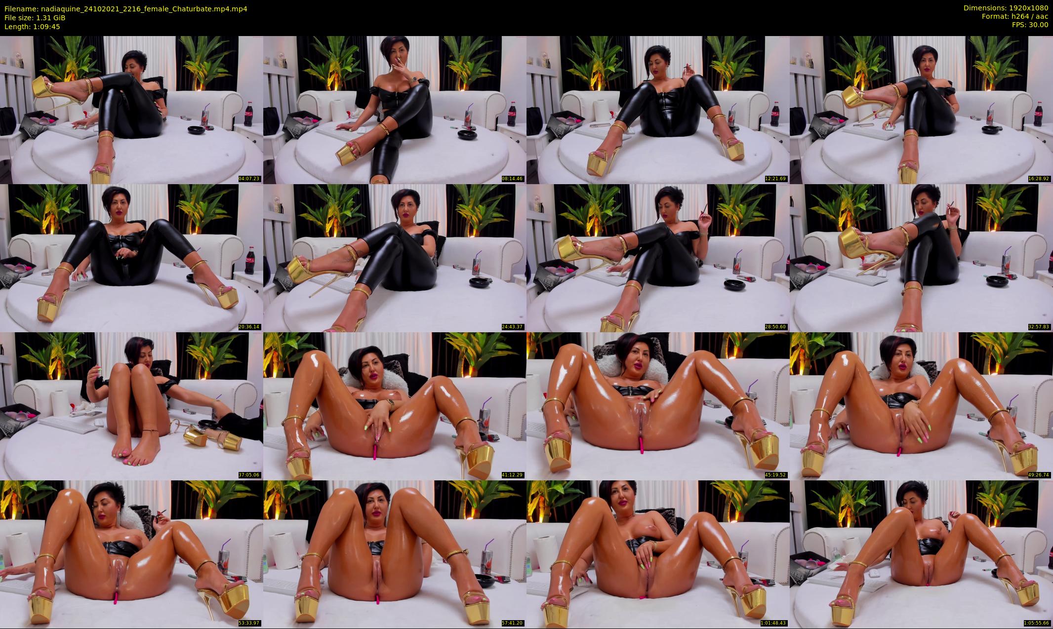 nadiaquine — 70 minute Chaturbate female cam show recording, 1080p, Oct 24, 2021