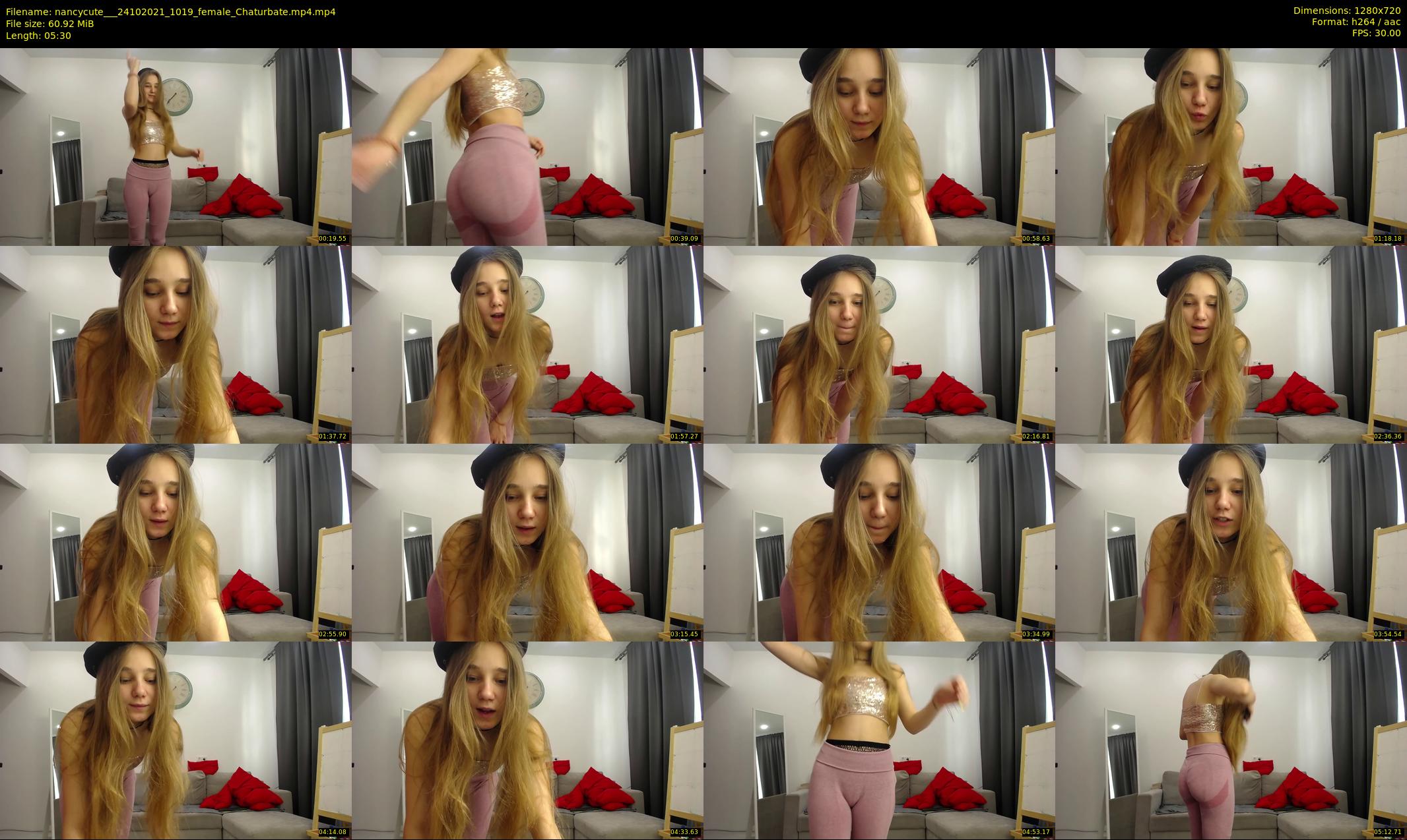 nancycute__ — 6 minute Chaturbate female cam show recording, 720p, Oct 24, 2021