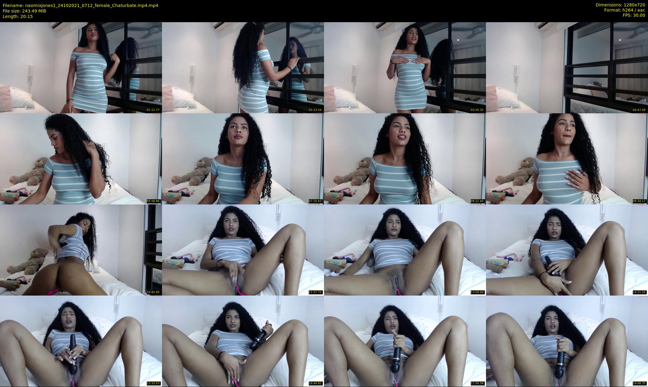 naomixjones1 — 21 minute Chaturbate female cam show recording, 720p, Oct 24, 2021