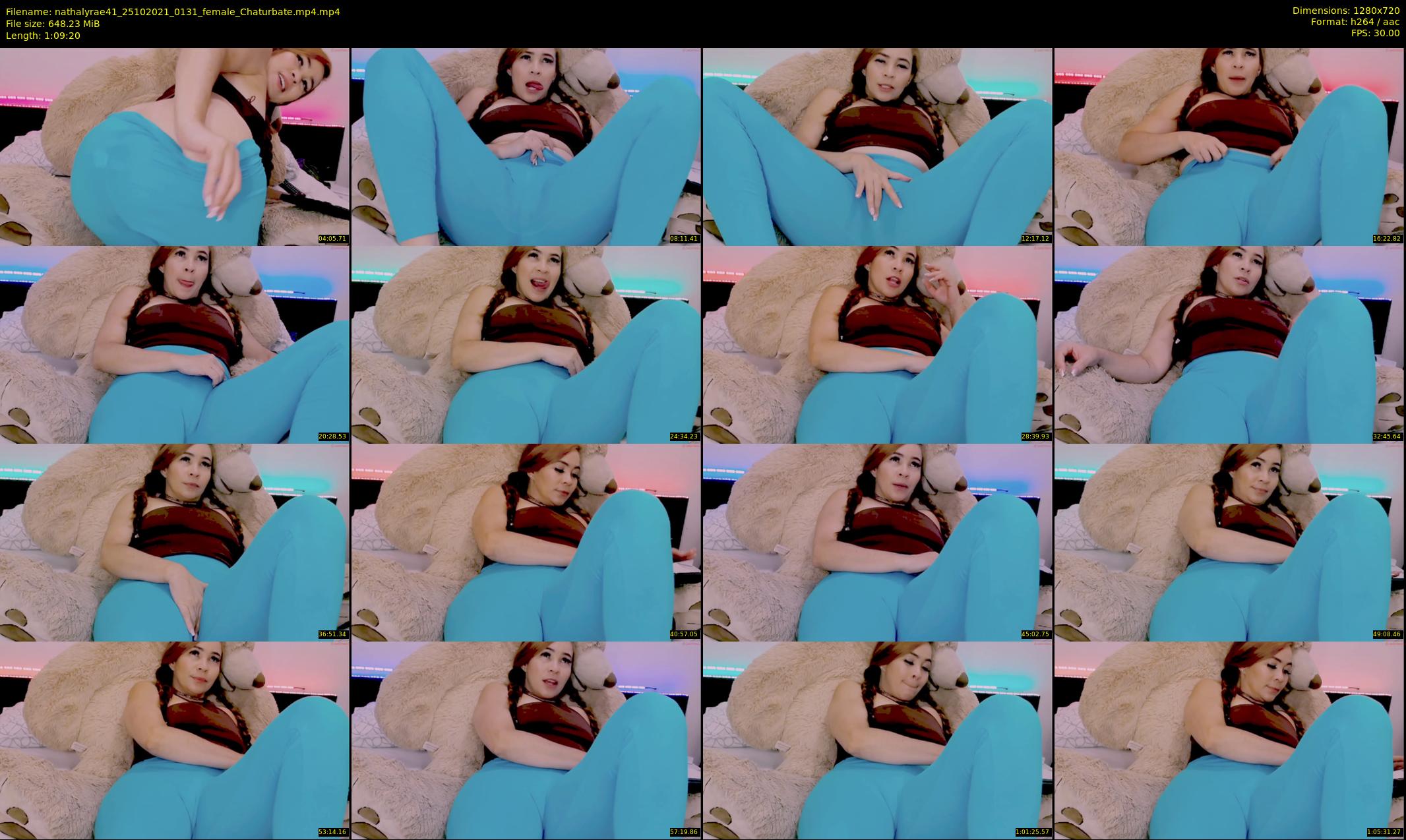 nathalyrae41 — 70 minute Chaturbate female cam show recording, 720p, Oct 25, 2021
