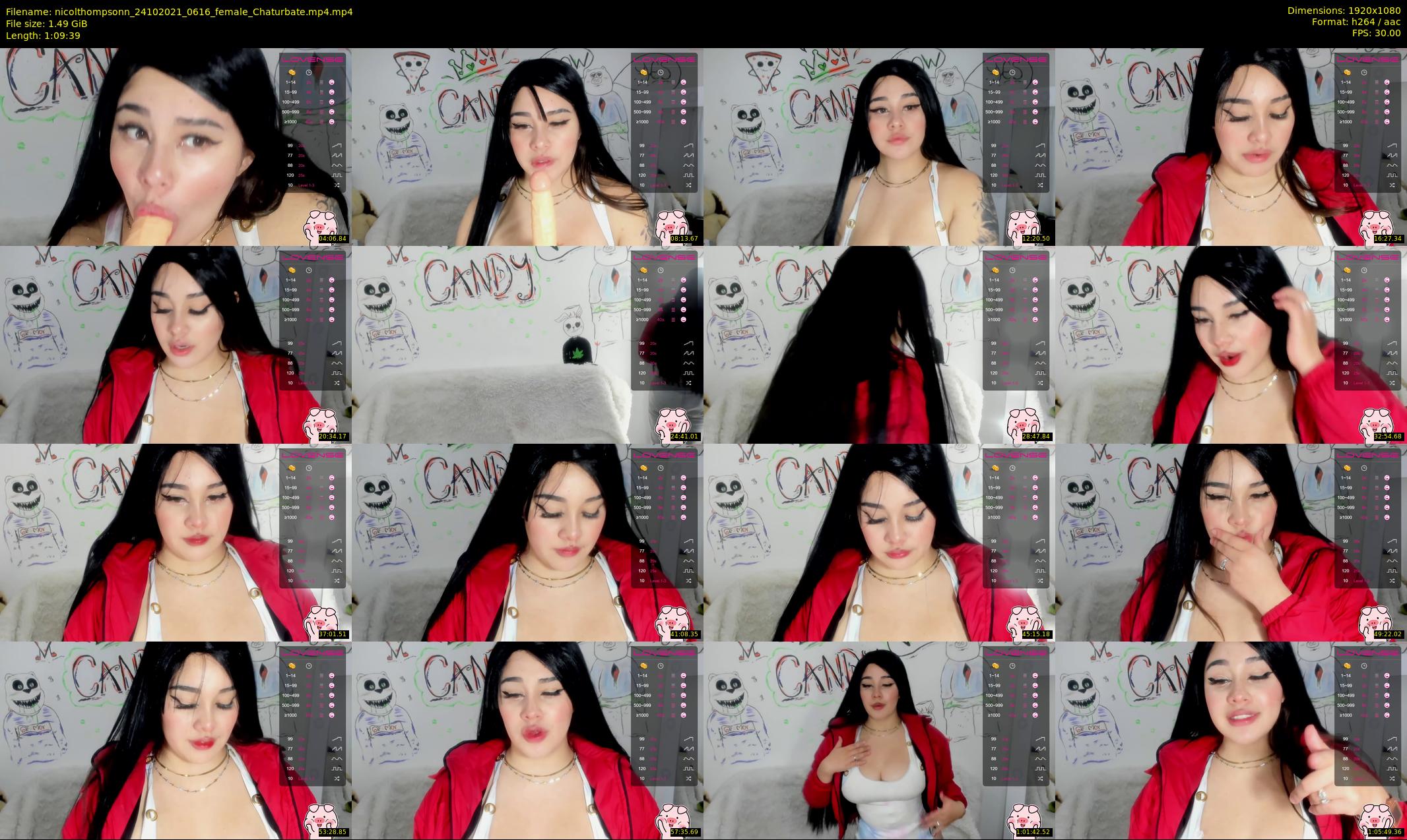 nicolthompsonn — 70 minute Chaturbate female cam show recording, 1080p, Oct 24, 2021