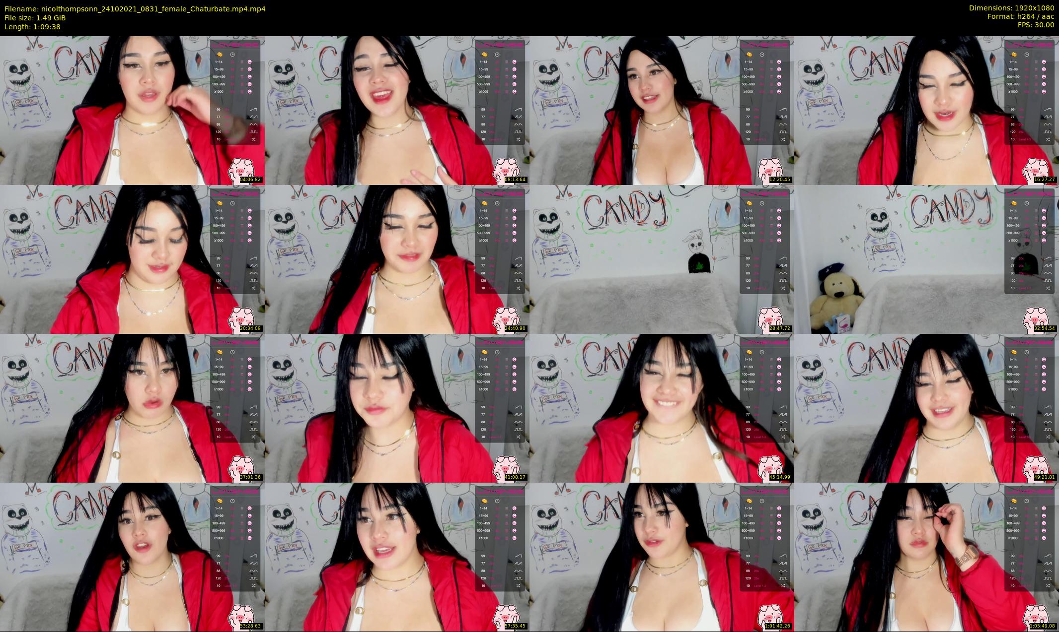 nicolthompsonn — 70 minute Chaturbate female cam show recording, 1080p, Oct 24, 2021