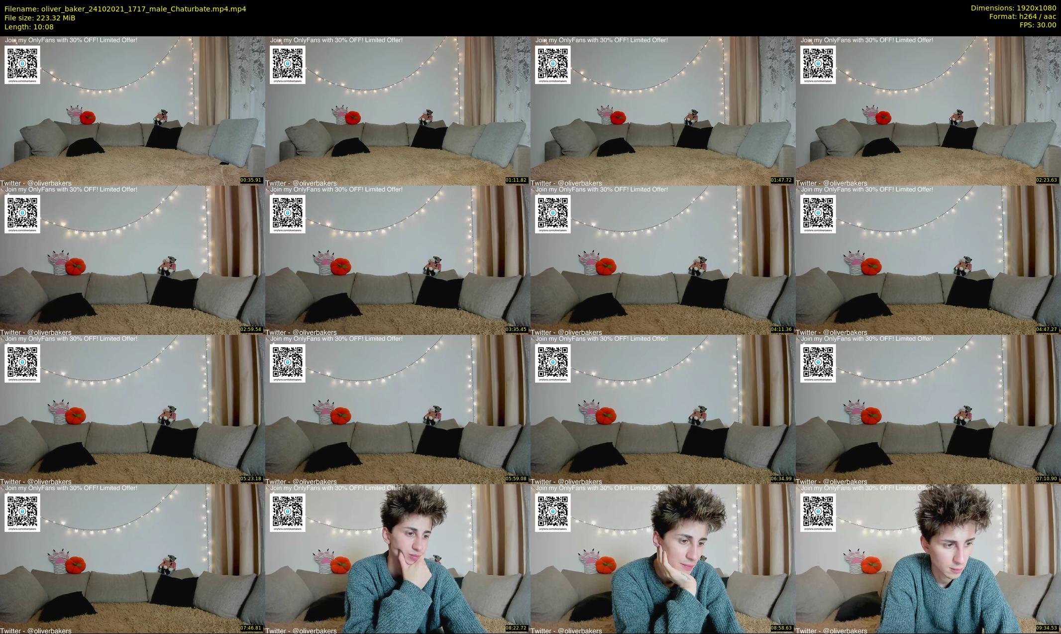 oliver_baker — 11 minute Chaturbate male cam show recording, 1080p, Oct 24, 2021