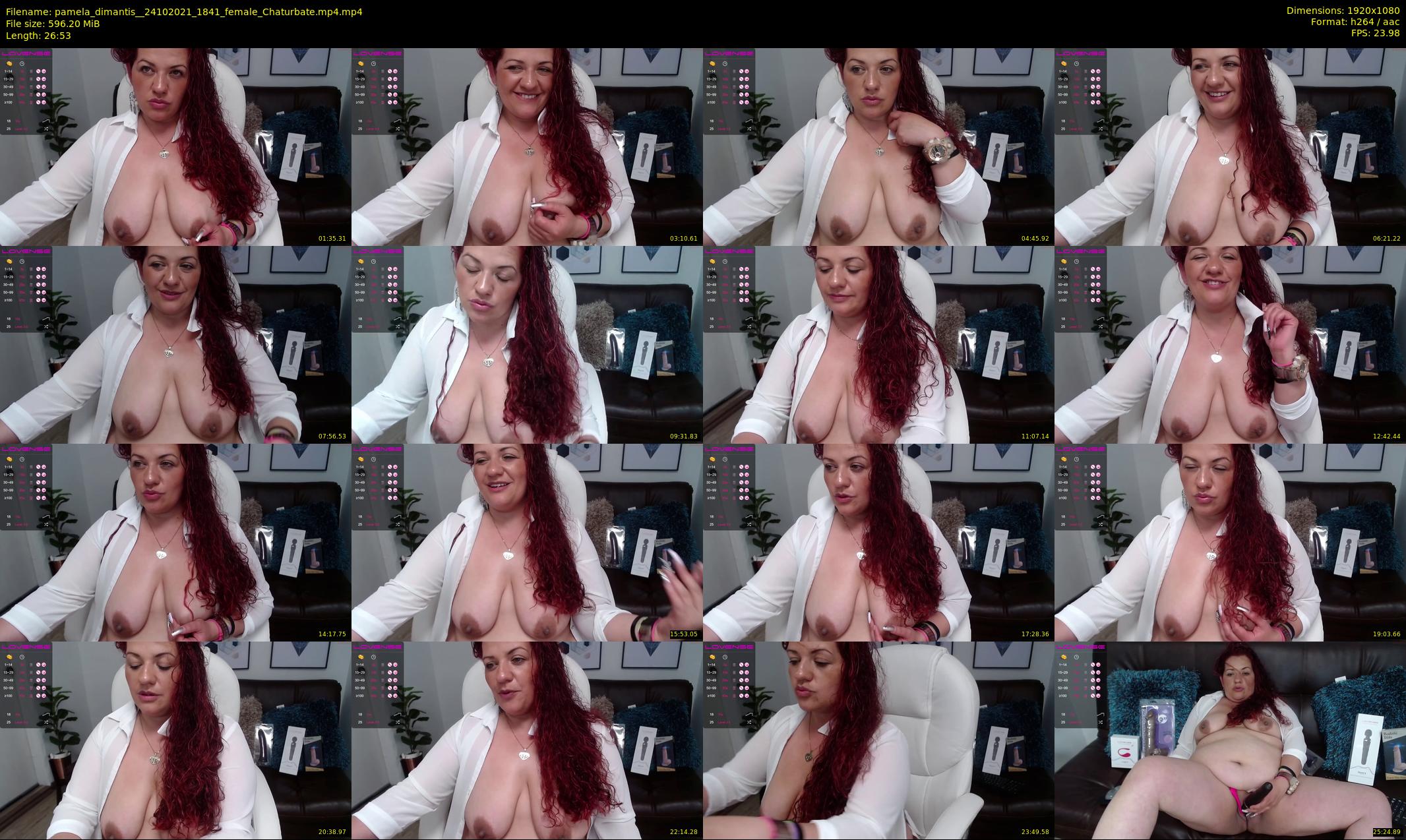 pamela_dimantis_ — 27 minute Chaturbate female cam show recording, 1080p, Oct 24, 2021