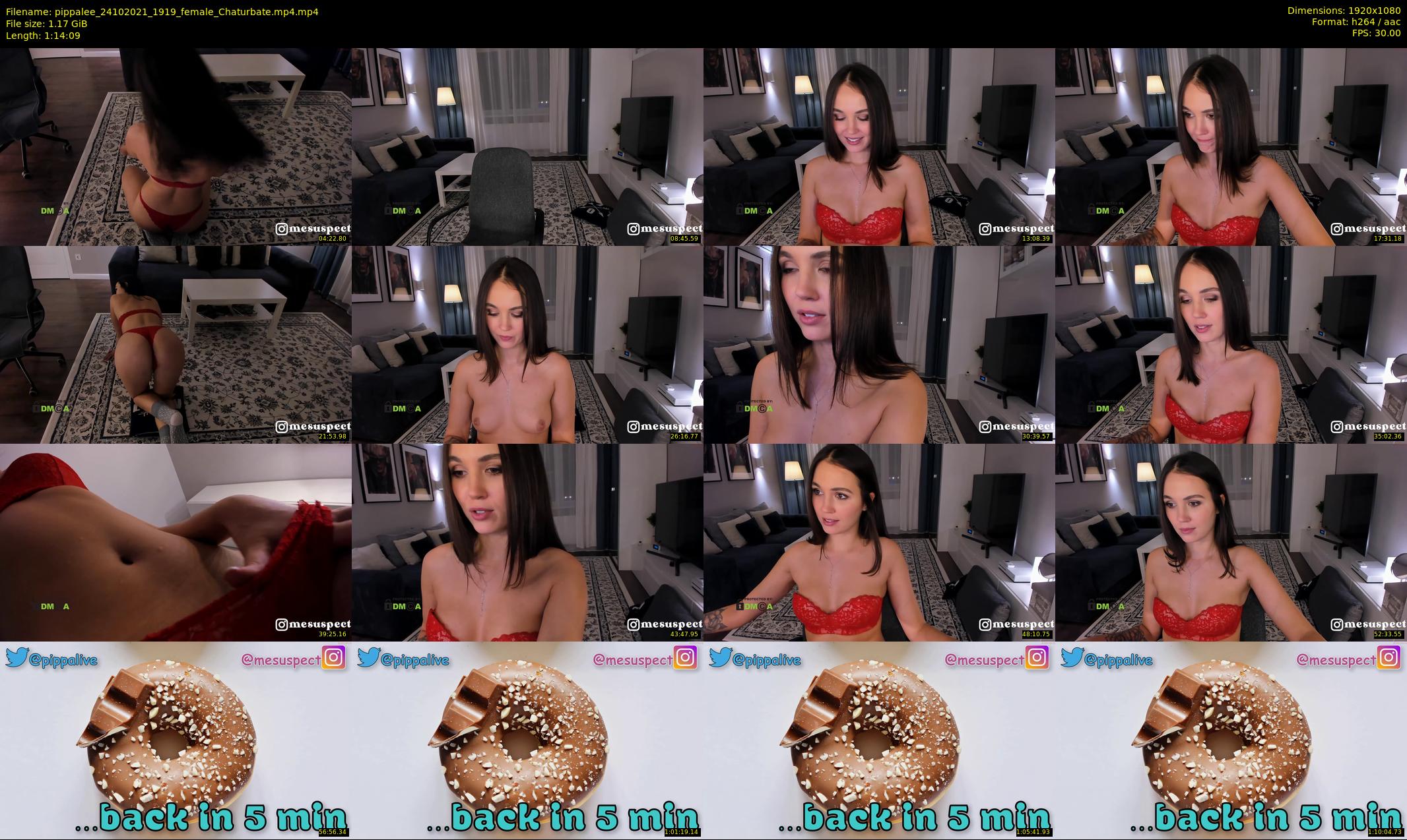 pippalee — 75 minute Chaturbate female cam show recording, 1080p, Oct 24, 2021