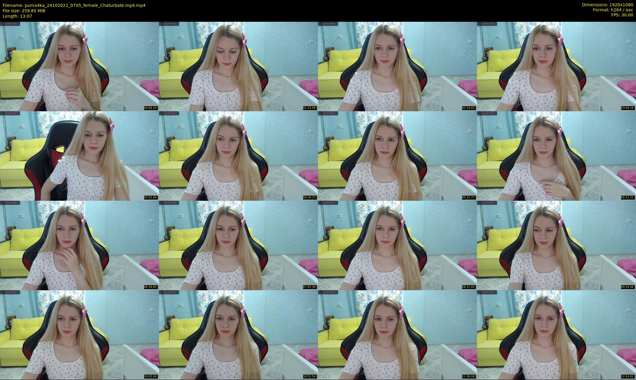 puma4ka — 14 minute Chaturbate female cam show recording, 1080p, Oct 24, 2021
