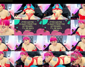 pyrowayne — 74 minute Chaturbate female cam show recording, 1080p, Oct 24, 2021