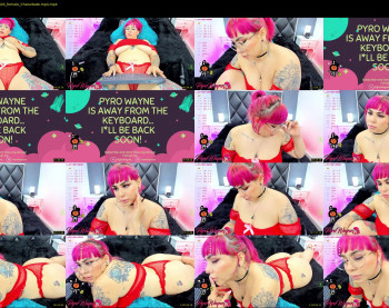 pyrowayne — 74 minute Chaturbate female cam show recording, 1080p, Oct 24, 2021